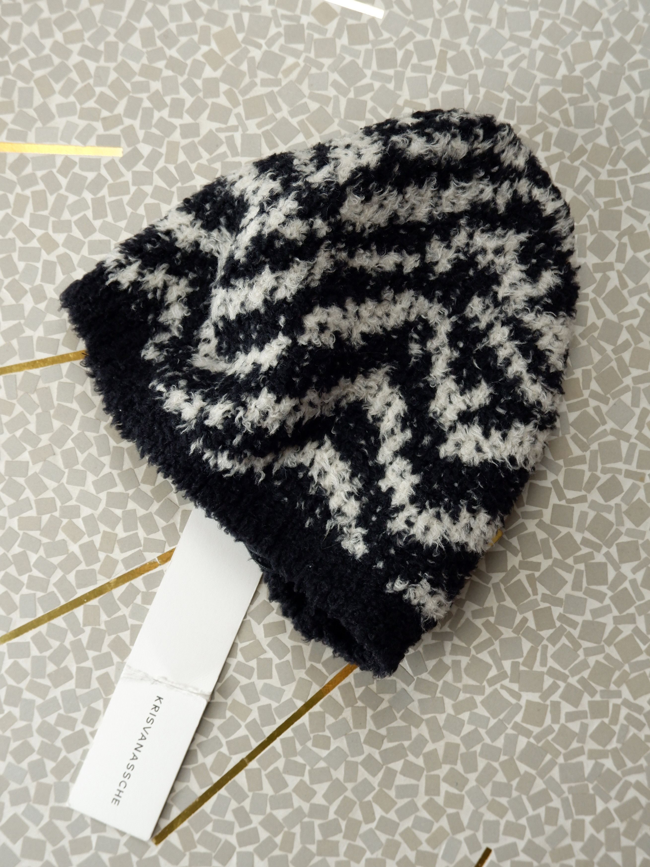Kris Van Assche Last drop! Kris van Assche wool chevron beanie AW14 Size ONE SIZE - 2 Thumbnail