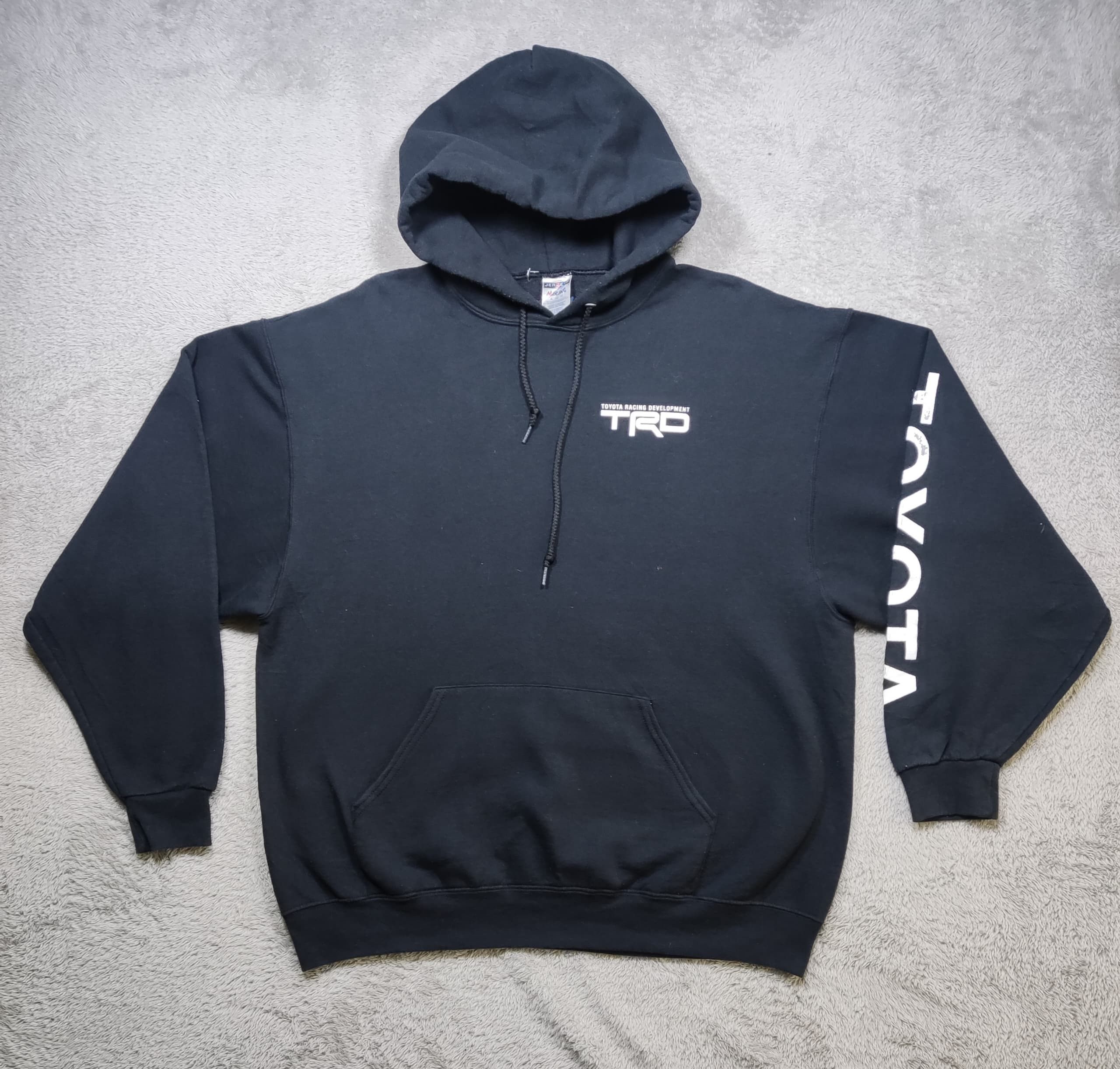 Toyota TRD Hoodie Black Pullover Sweatshirt Toyota Racing