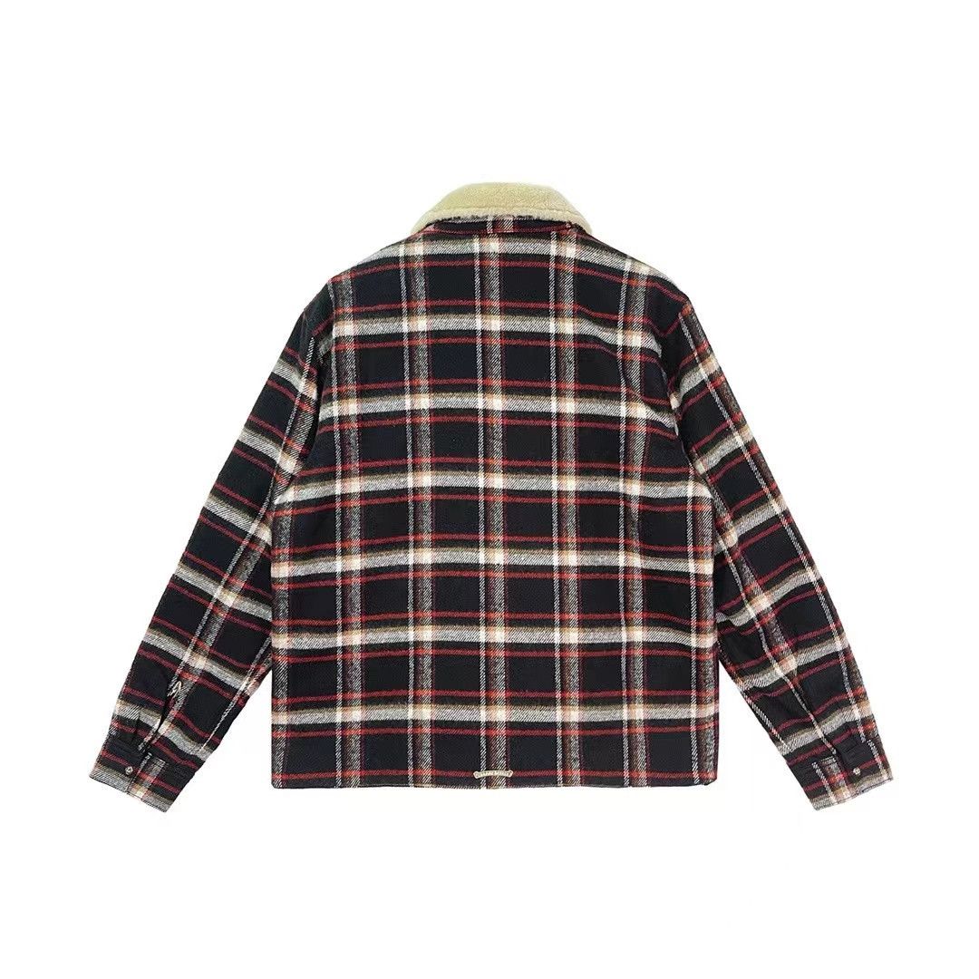 Chrome Hearts Chrome Hearts Flannel Fur Collar Zip Up Jacket Size US XL / EU 56 / 4 - 2 Thumbnail