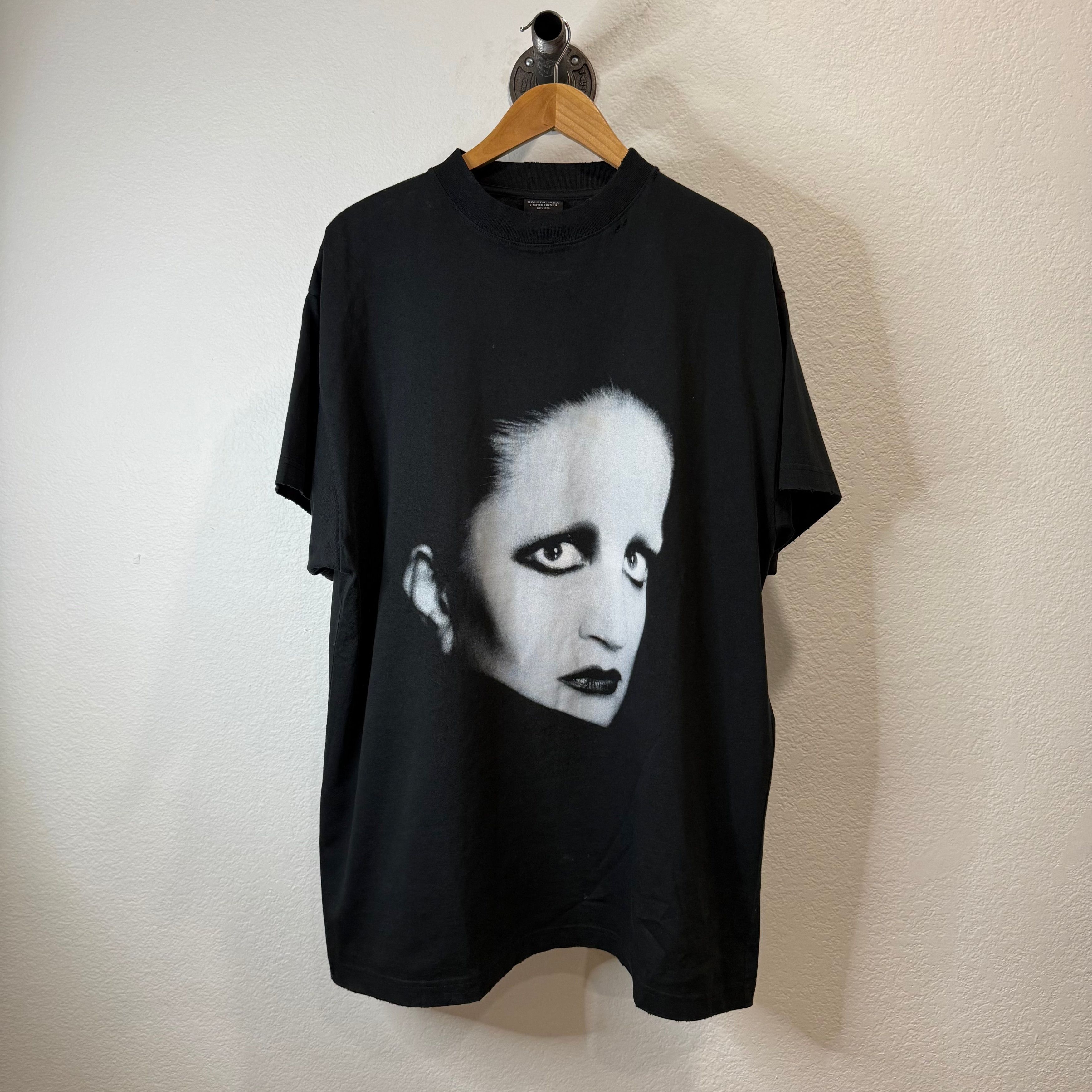 Balenciaga Balenciaga Music Mina series vintage portrait T-shirt