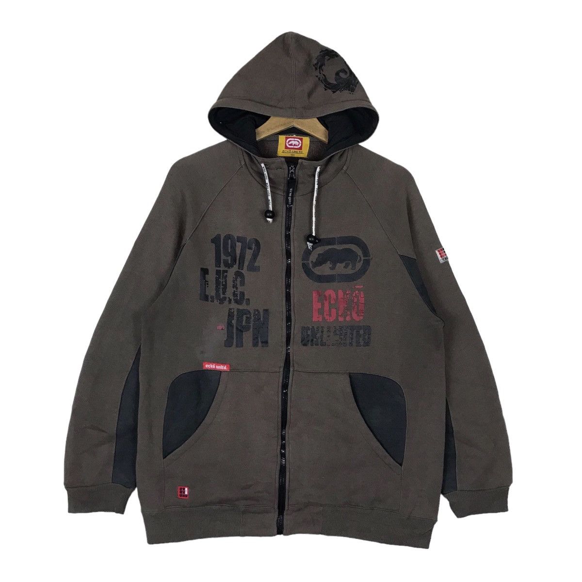 Vintage Ecko Function UNLTD Zipper Sweater Hoodie Jacket