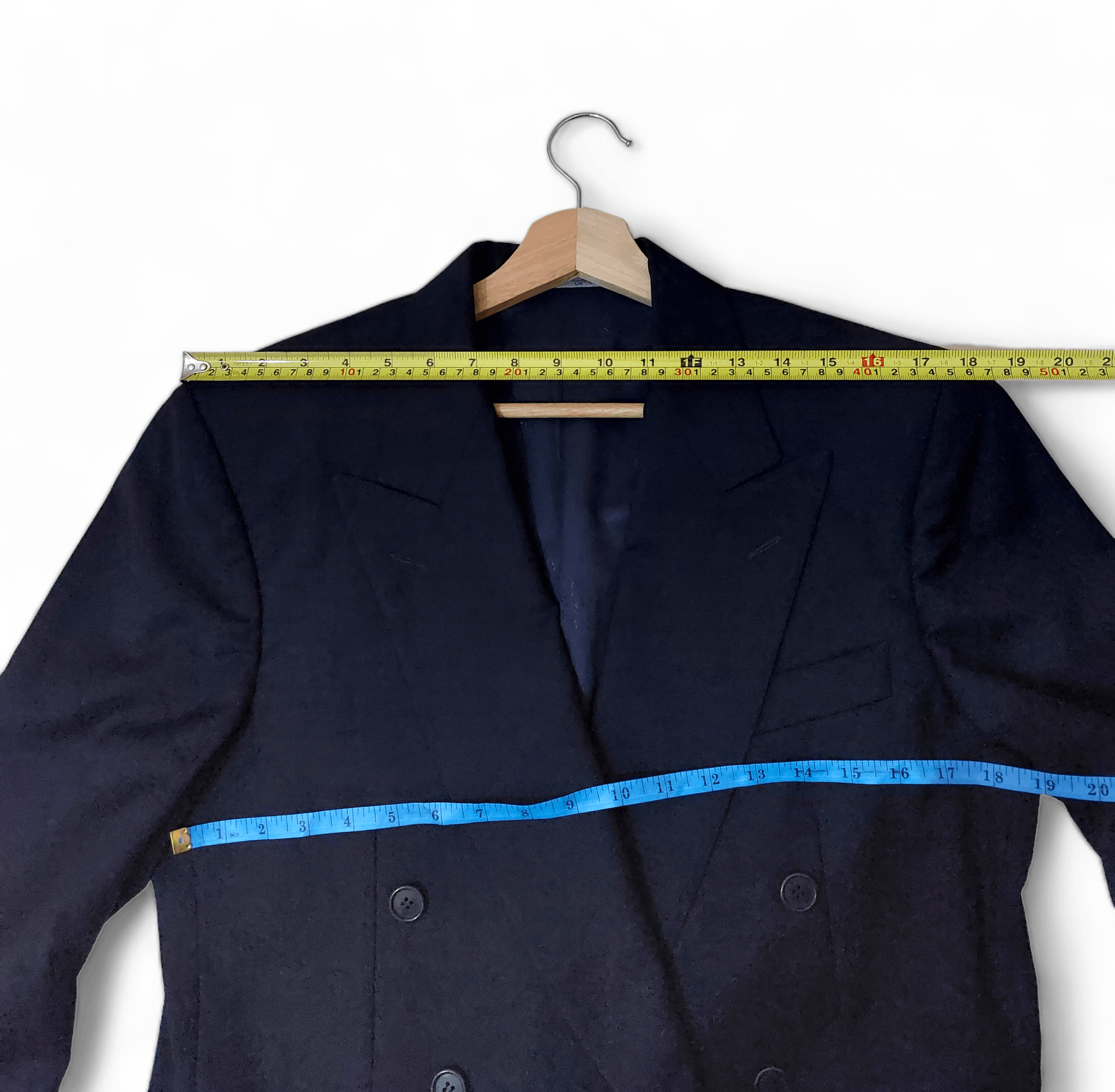 Lanvin Vintage Lanvin Paris Double Breasted Coat Size 44R - 10 Thumbnail