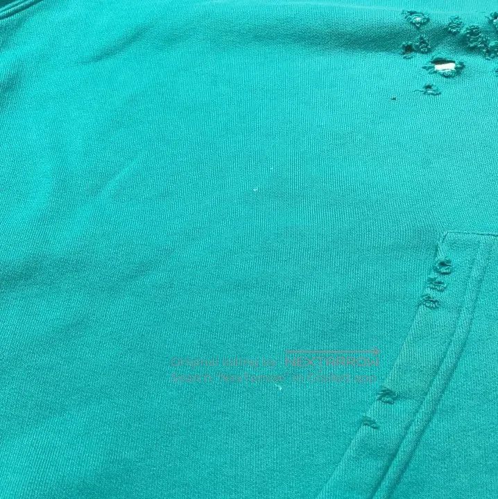 Balenciaga Balenciaga Distressed Hooded Sweatshirt for Men. Size US S / EU 44-46 / 1 - 2 Thumbnail