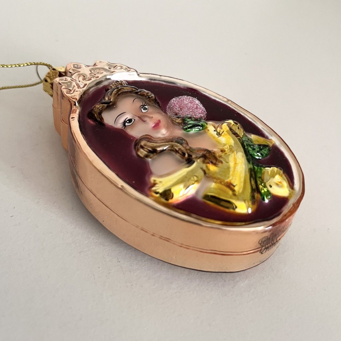 Disney Disney belle blown glass ornament beauty and the beast Size ONE SIZE - 8 Thumbnail