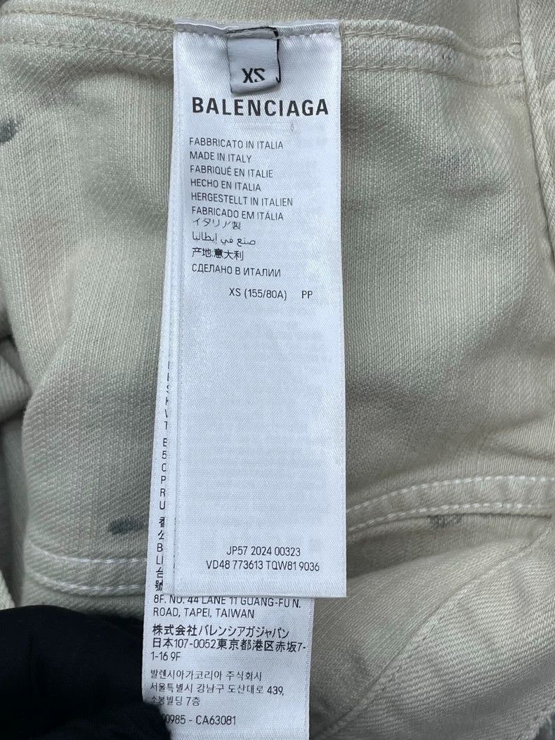 Balenciaga Balenciaga Popular Vintage Graffiti Letter Full Print Deni Size XS / US 0-2 / IT 36-38 - 8 Thumbnail