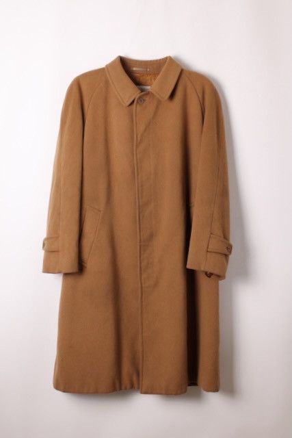 Aquascutum Vintage Wool Camel Coat 42 Medium Large