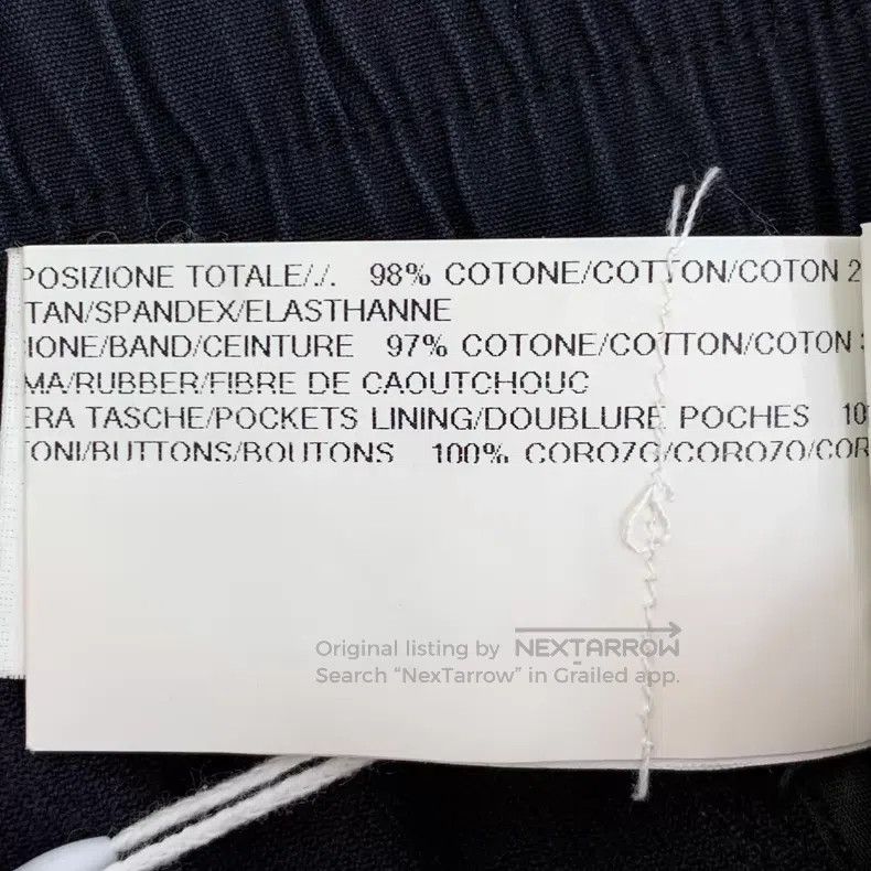Rick Owens Rick Owens Black cotton drawstring slacks with low-end sla Size US 38 / EU 54 - 8 Thumbnail