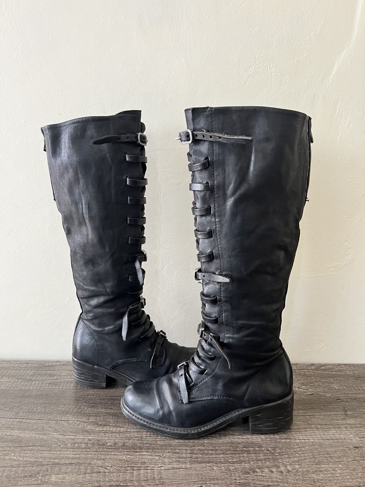 Other RARE MULTI BUCKLE KNEE _HIGH BOOTS Size US 8 / IT 38 - 6 Thumbnail
