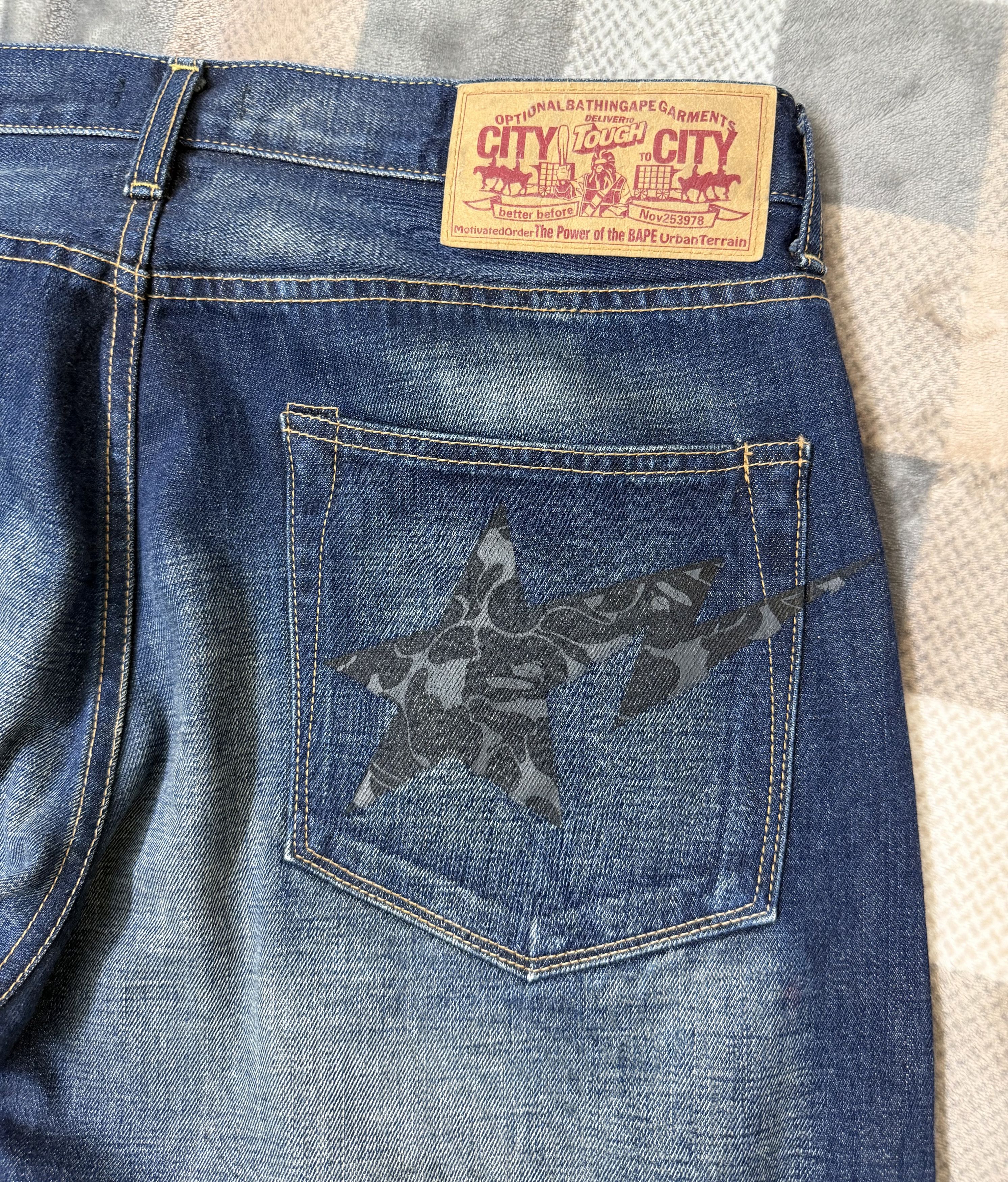 Bape Vintage Bape Selvedge Denim Size US 34 / EU 50 - 3 Thumbnail