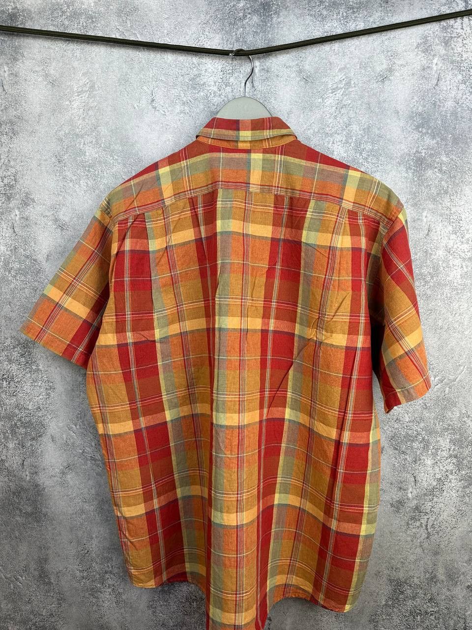 Lacoste Lacoste Vintage Linen/Cotton Plaid SS Button Up Shirt Size US M / EU 48-50 / 2 - 2 Thumbnail