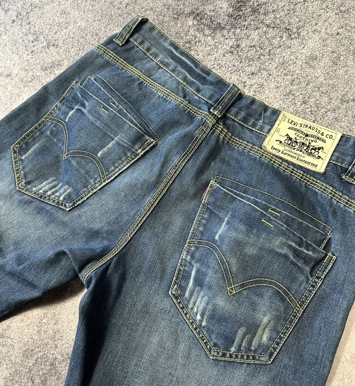 Levi's × Vintage Y2K Vintage Levi’s 523 SANFORIZED Streetwear Rare Style USA Size US 34 / EU 50 - 4 Thumbnail