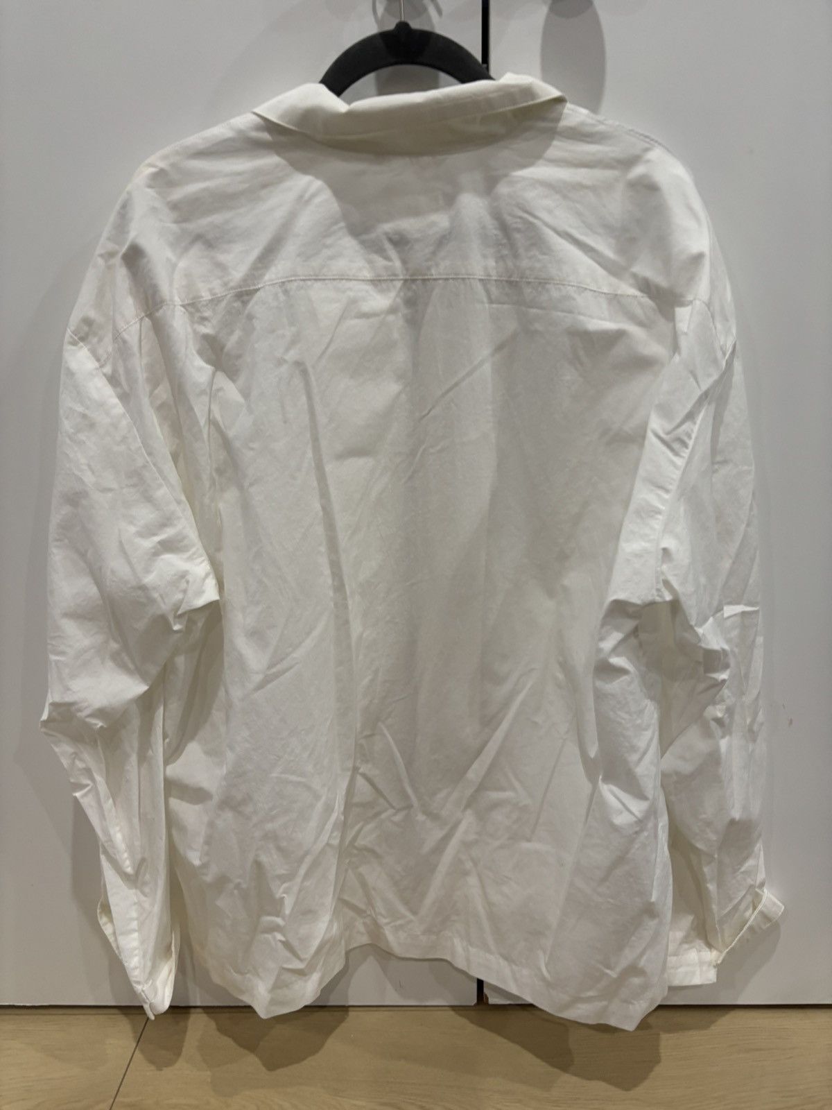 SMOCK SMOCK Enzo Shirt Crushed Cotton in White Size US L / EU 52-54 / 3 - 4 Thumbnail