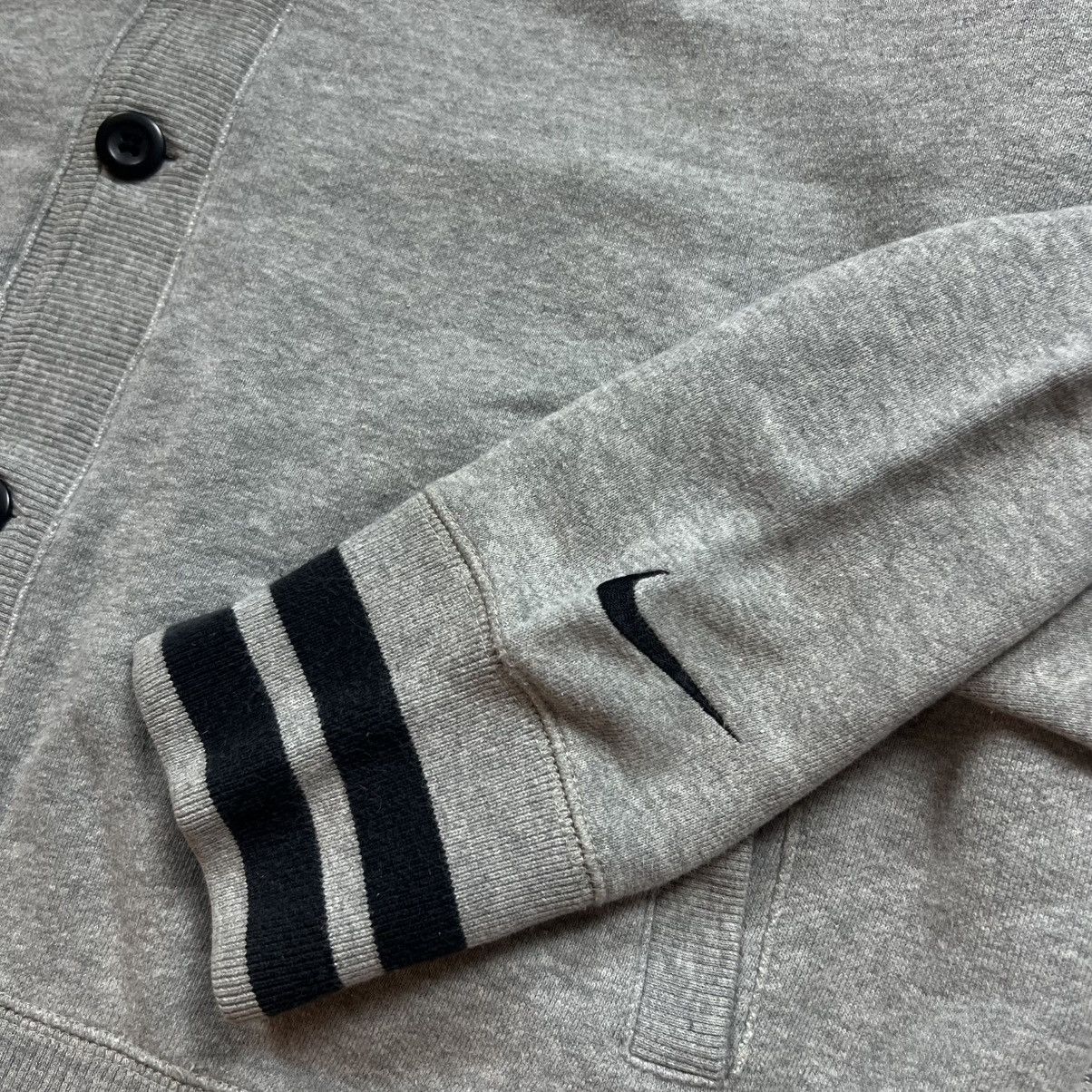 Nike 00s NIKE EMBROIDERED LOGO VINTAGE BUTTON UP CARDIGAN JACKET Size US L / EU 52-54 / 3 - 7 Thumbnail