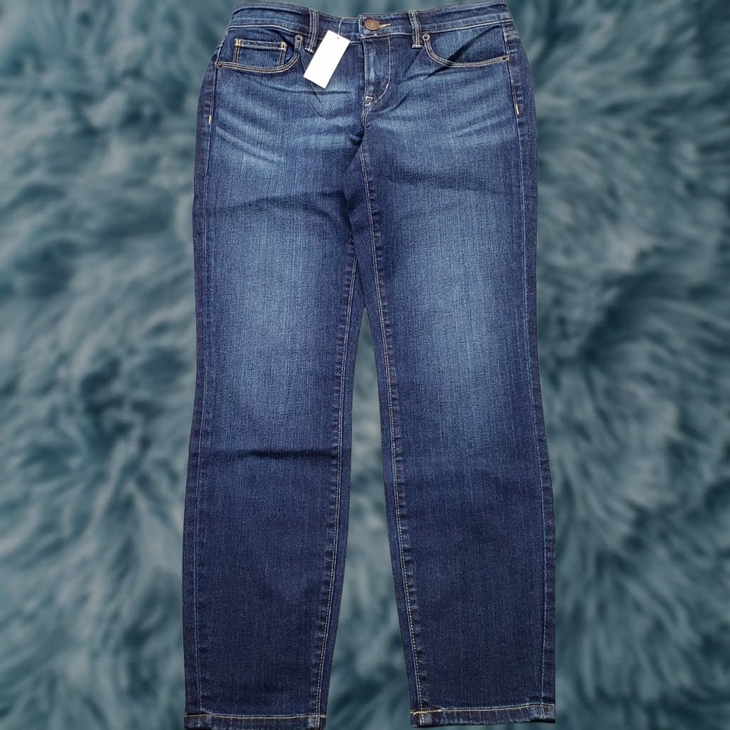 Loft LOFT Jeans Skinny Womens Size 2 Blue Denim 5-Pocket Streetwear Size 26" / US 2 / IT 38 - 1 Thumbnail