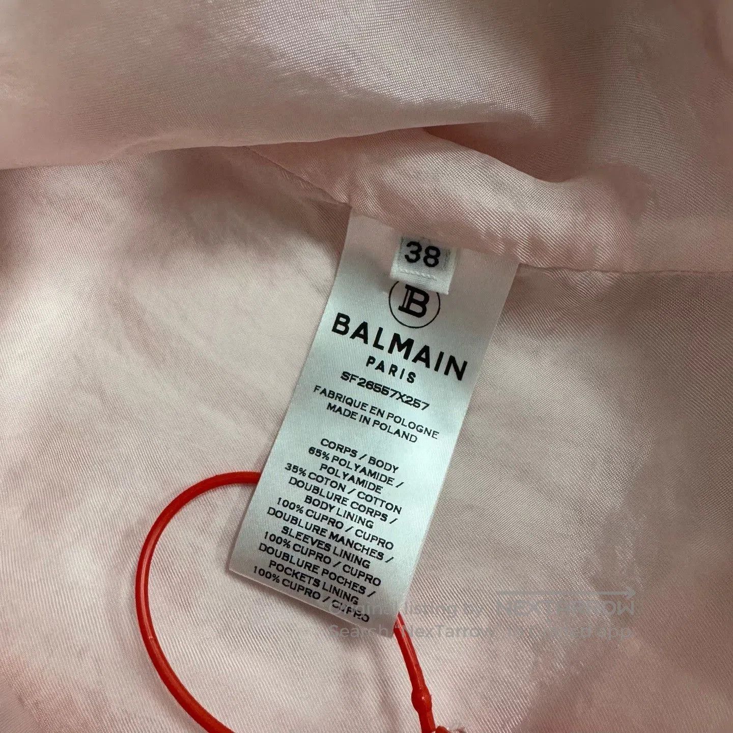 Balmain Balmain Pink Tweed Blazer Dress. Size S / US 4 / IT 40 - 6 Thumbnail
