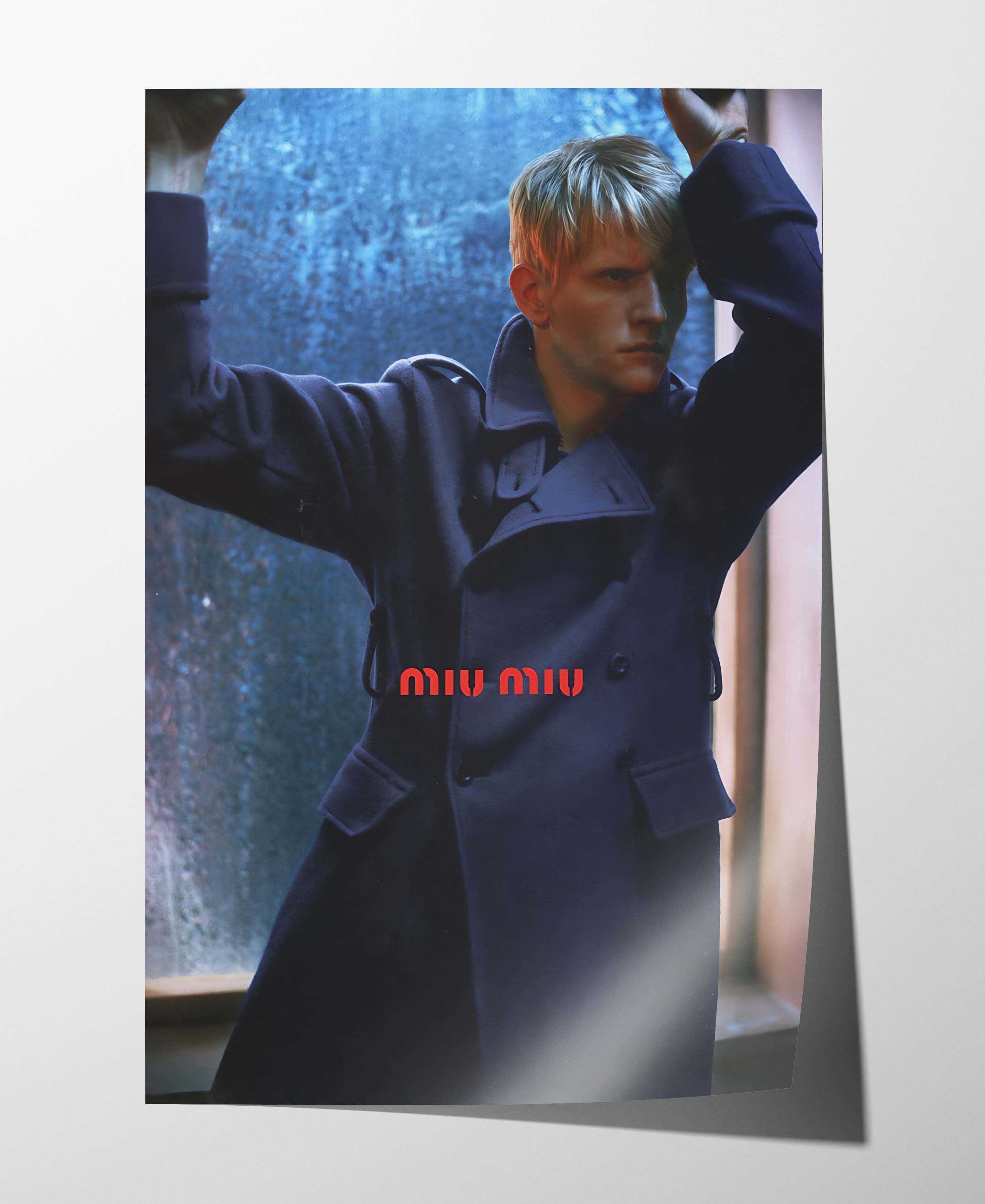 Miu Miu 1999 Miu Miu Coat Jacket Poster Magazine Vintage 1999 Book Size ONE SIZE - 1 Thumbnail