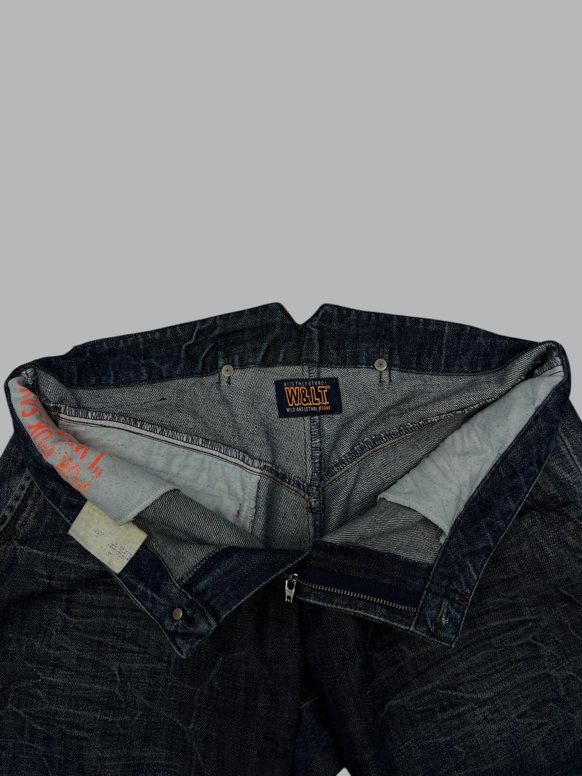 Walter Van Beirendonck Archive 90’s Walter Van Beirendonck Stone Wash Baggy Jeans Size US 31 - 5 Thumbnail