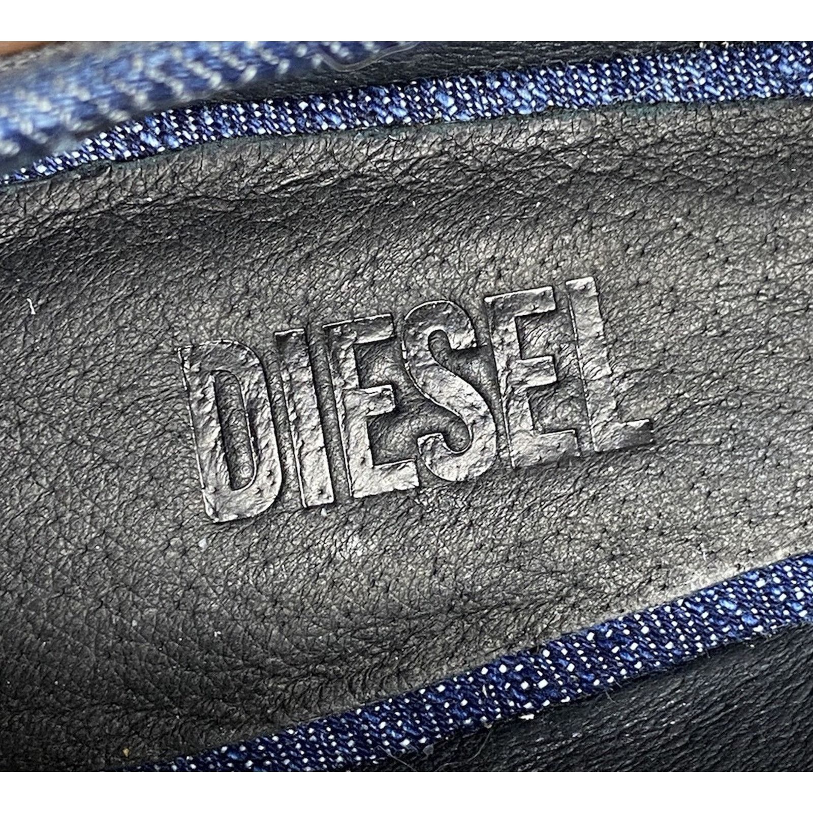 Diesel NWOT Diesel FALKY Women 7.5US Denim Blue Modern Ballet Shoes Size US 7.5 / IT 37.5 - 9 Thumbnail