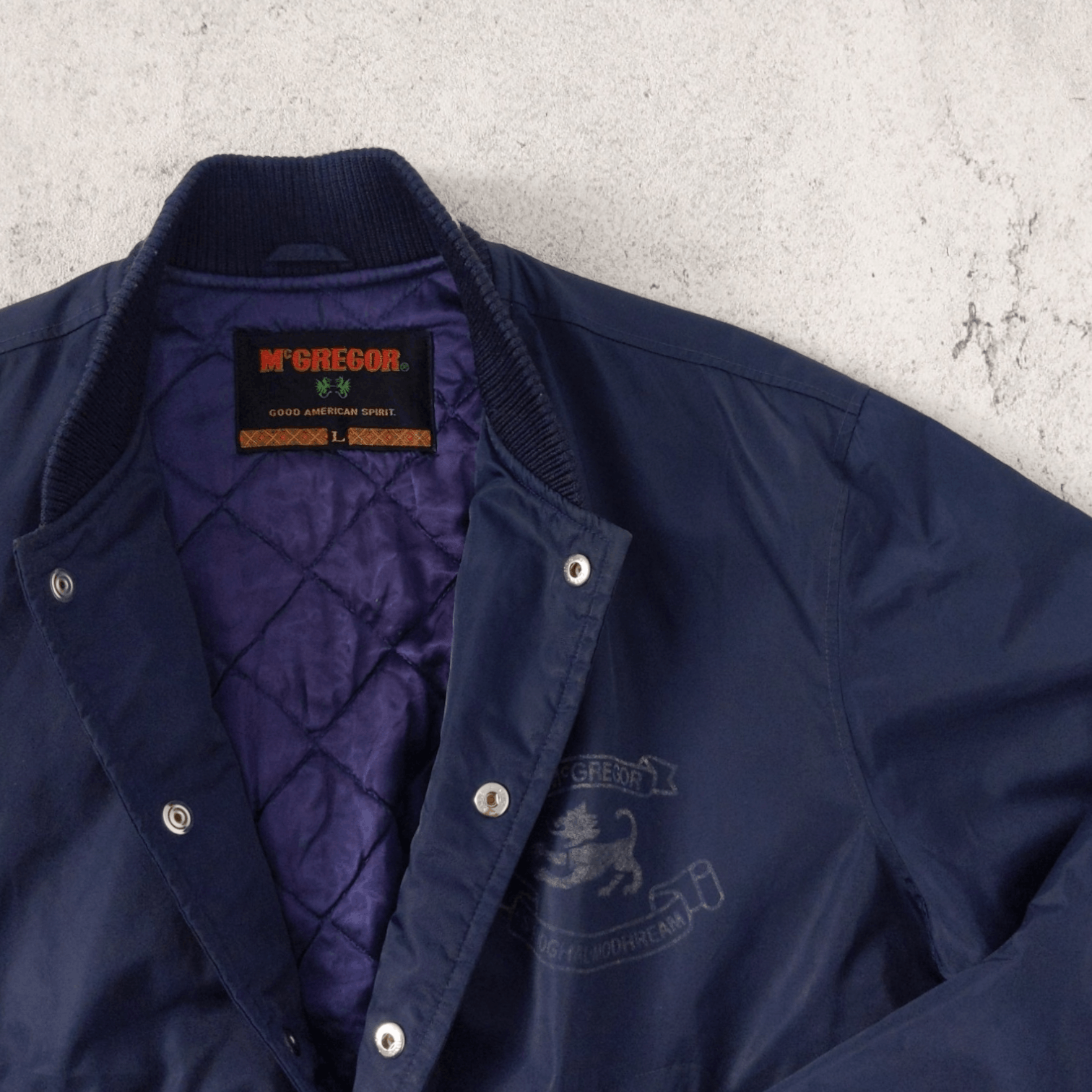 Japanese Brand × McGregor × Vintage Vintage SunFaded 90s McGregor Varsity Bomber Jacket Size US L / EU 52-54 / 3 - 9 Thumbnail