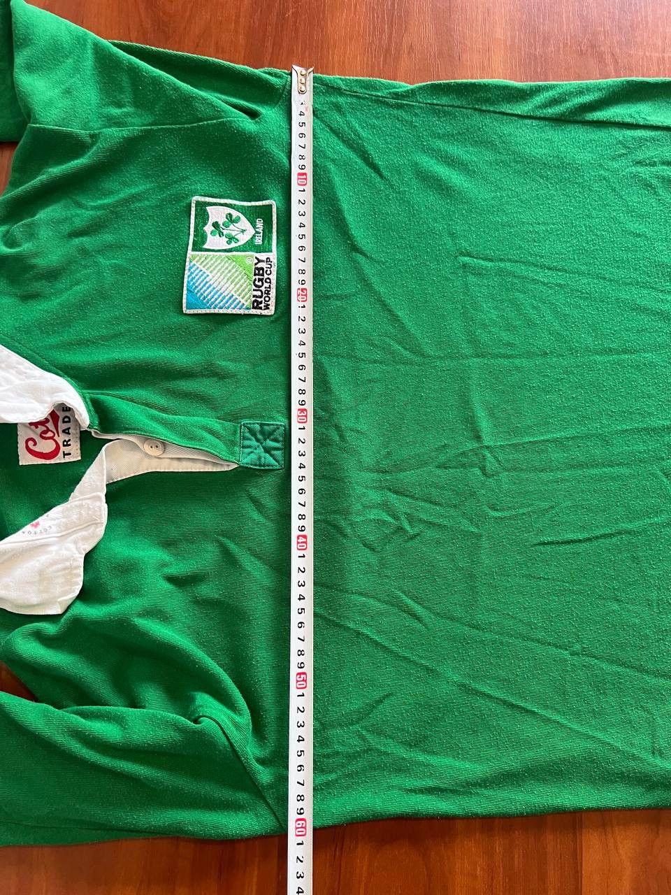 Cotton Traders 1989 WORLD CUP IRB IRELAND TEAM RUGBY UNION JERSEY SHIRT SZL Size US L / EU 52-54 / 3 - 16 Thumbnail