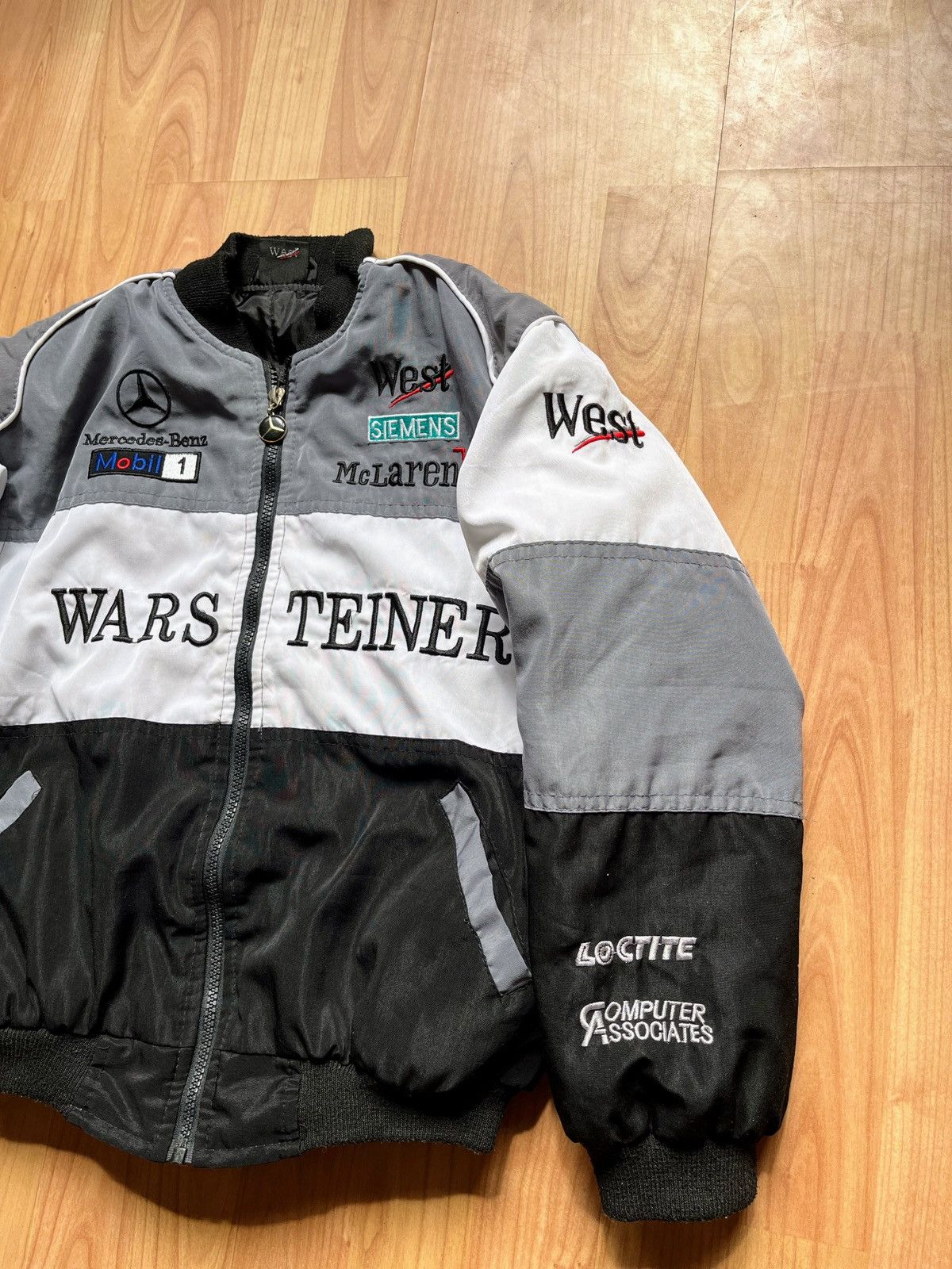 Formula 1 🔥Mercedes-Benz McLaren F1 Racing Promo Jacket Vintage 90s Size US XS / EU 42 / 0 - 5 Thumbnail
