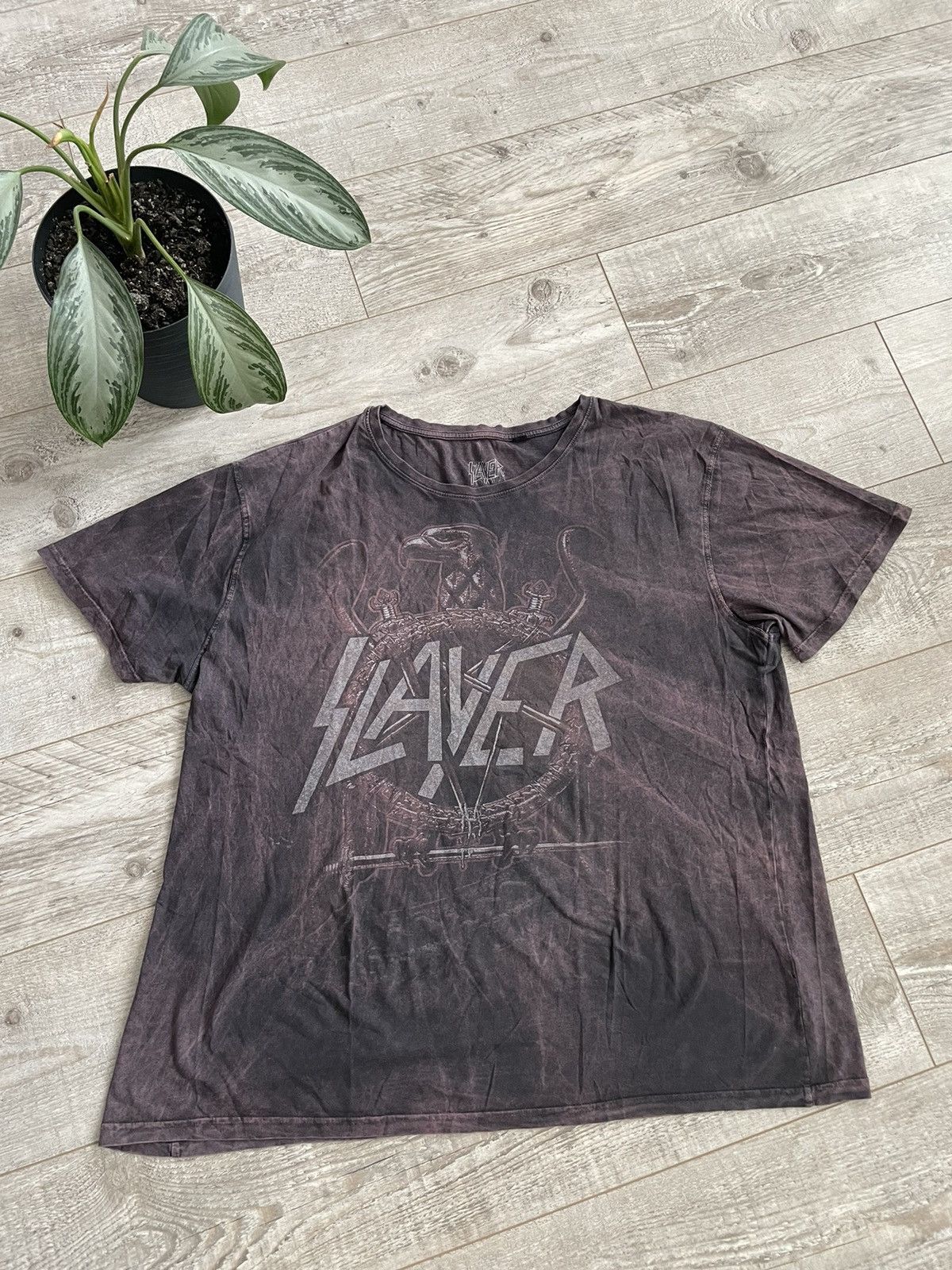 Band Tees × Slayer × Vintage Vintage Slayer T-Shirt Size US XXL / EU 58 / 5 - 1 Thumbnail