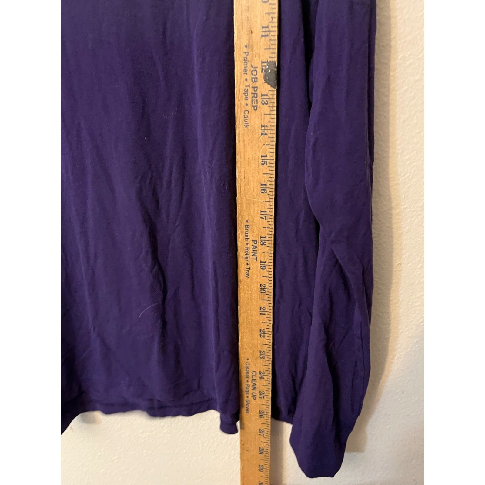 Vintage Chicos Sweater Womens 3 US Purple Solid Knit Long Sleeve Pullover Casual Travel Fall Winter Spring Knit Shirt Womens Pullover 3 Purple Size XS / US 0-2 / IT 36-38 - 4 Thumbnail