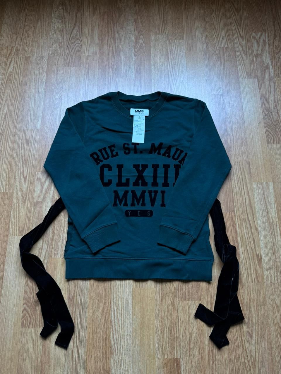 Maison Margiela CC28 Sweatshirt in Green Size US S / EU 44-46 / 1 - 1 Thumbnail