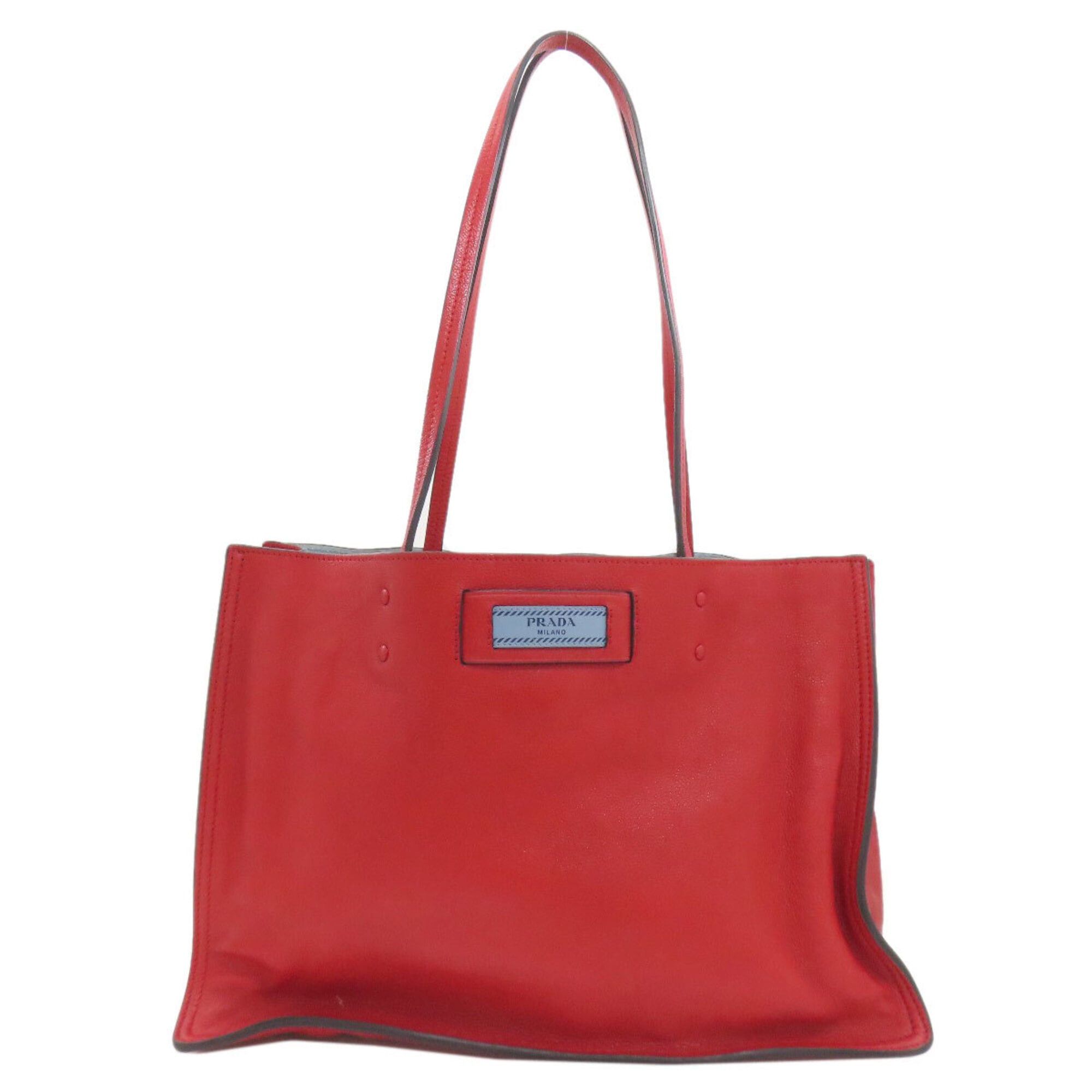 Prada Prada Etiquette Tote Bag Leather Women's PRADA Size ONE SIZE - 1 Thumbnail