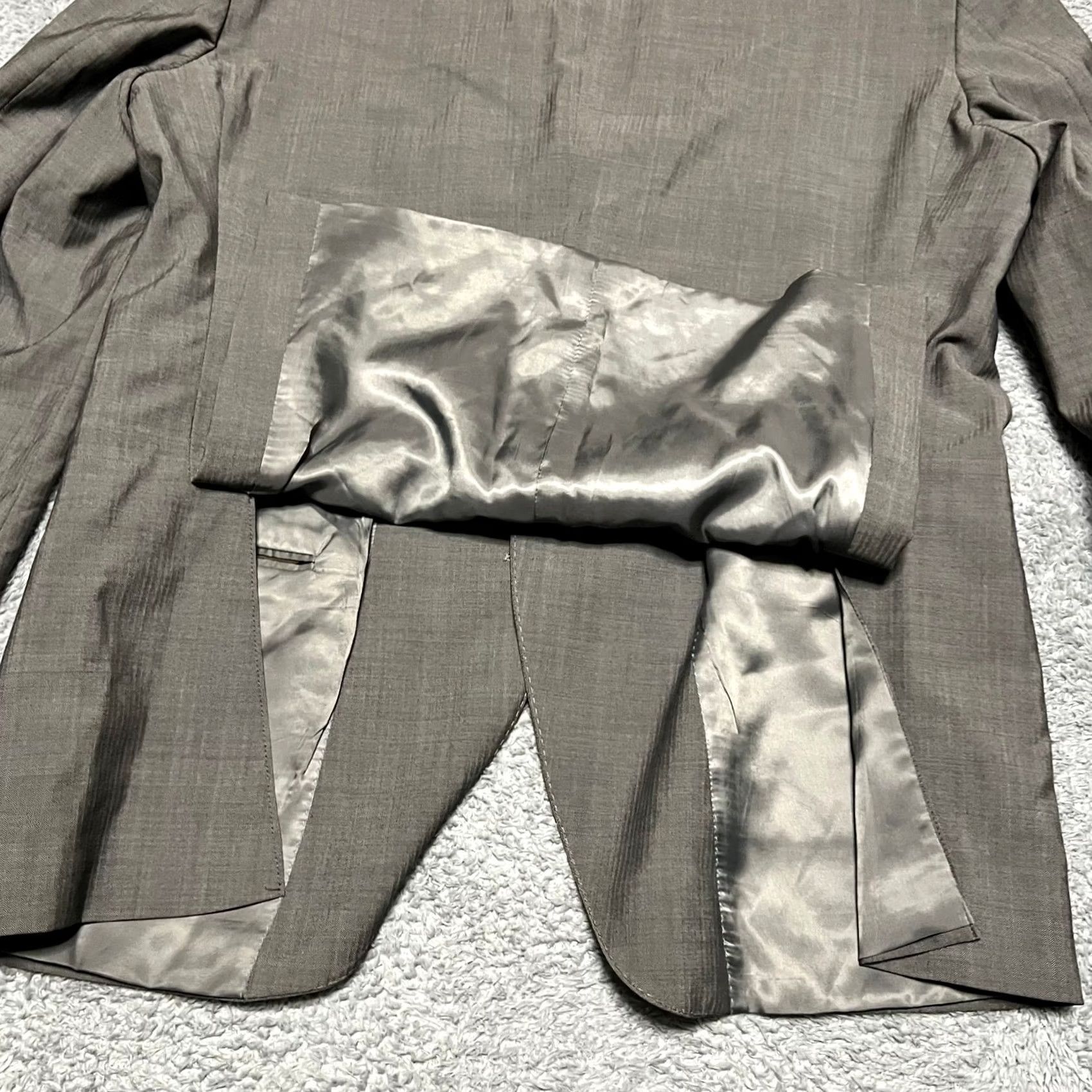 Peter Millar VINTAGE Peter Millar Blazer Men 46R Gray Wool Sport Jacket Coat Size 46R - 3 Thumbnail
