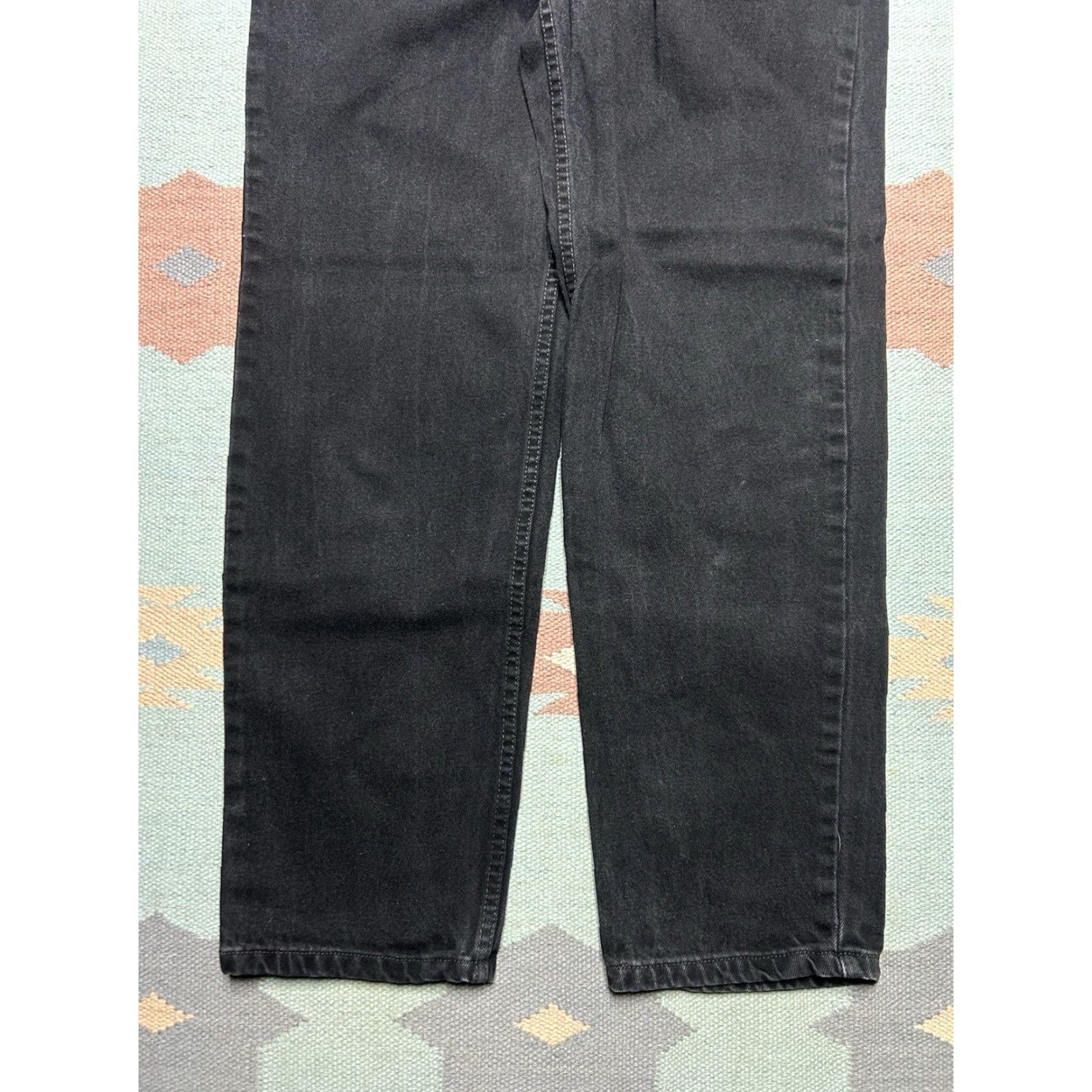 Levi's VINTAGE Levi’s 550 Jeans Relaxed Straight Black USA 32x31 Mens Jeans Size US 32 / EU 48 - 6 Thumbnail