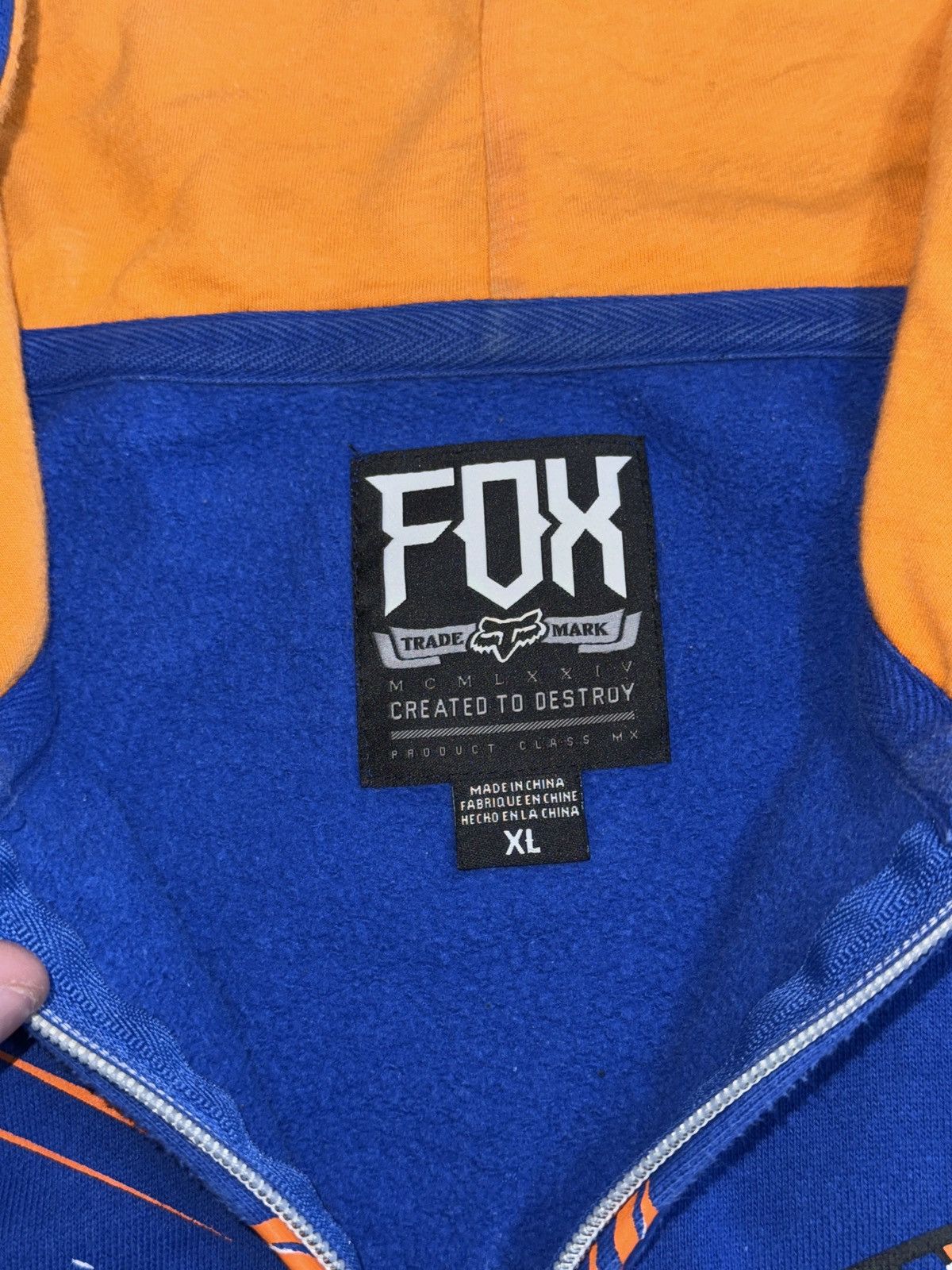 Fox Racing Zip up fox racing streetwear nascar skate boxy affliction Size US XL / EU 56 / 4 - 4 Thumbnail