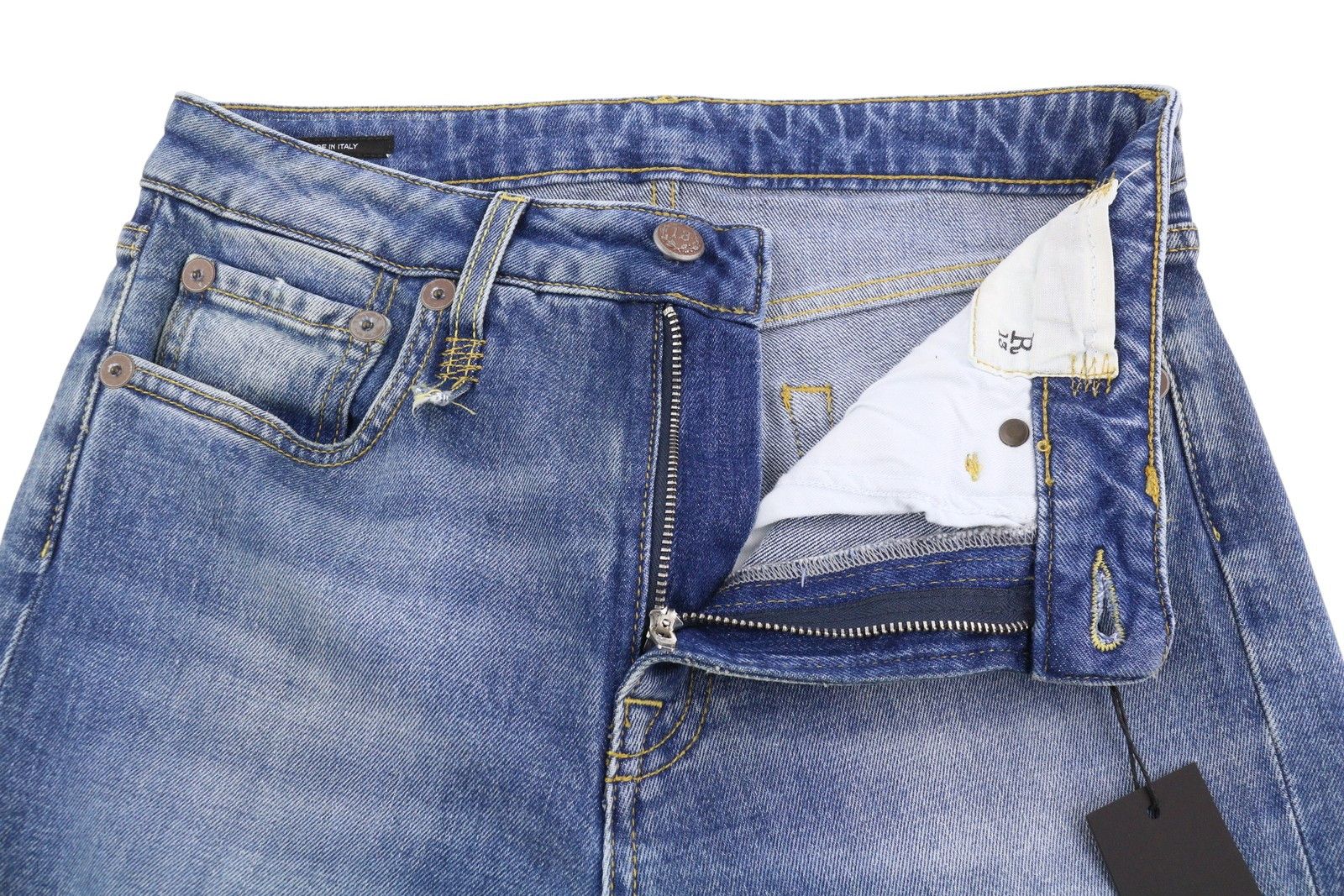 R13 KICK FIT 27 Jasper Faded Blue PS26 88277 Size 27" / US 4 / IT 40 - 5 Thumbnail