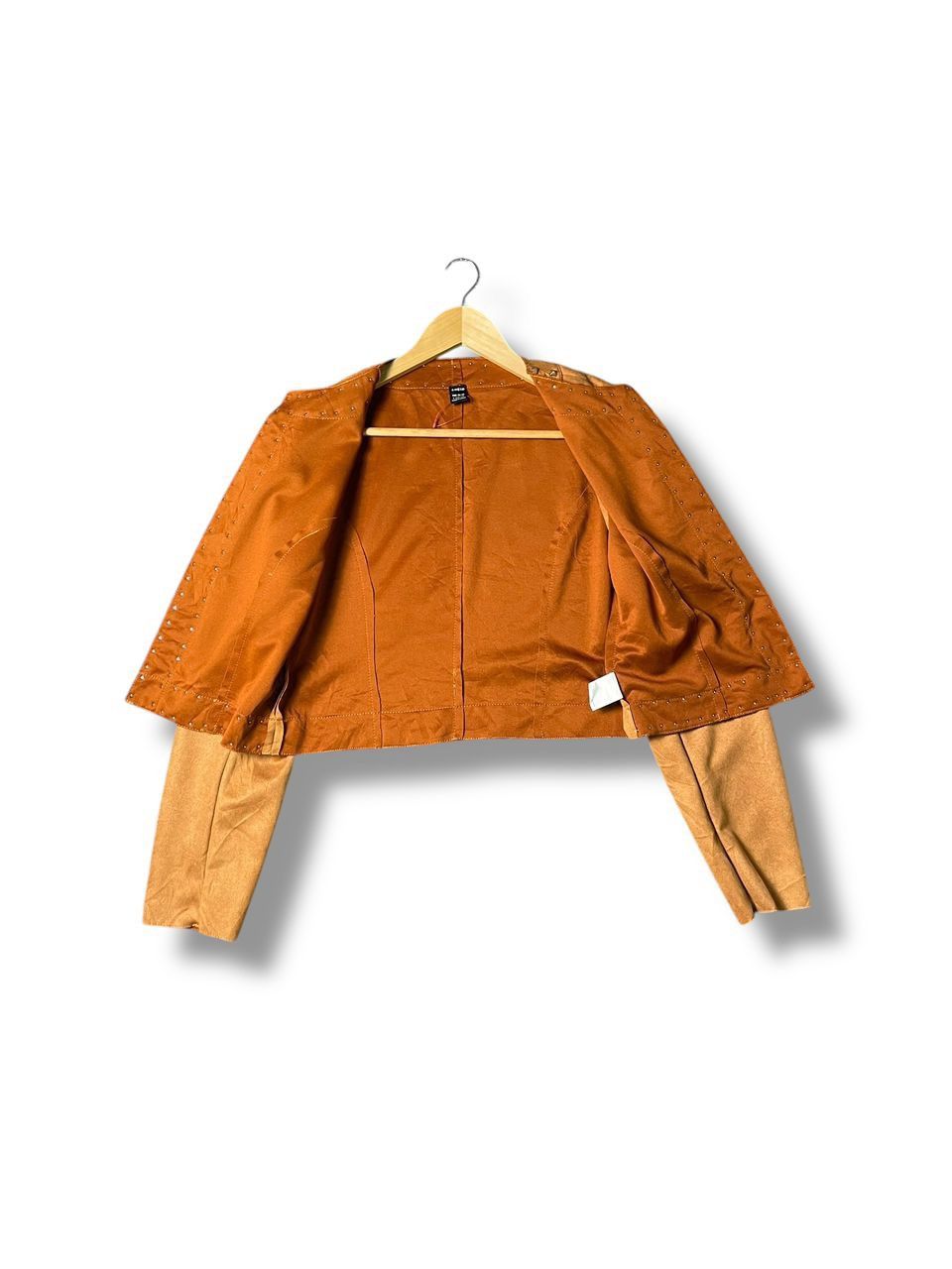Shein Shein Leather Crop Outerwear (1) Size L / US 10 / IT 46 - 2 Thumbnail