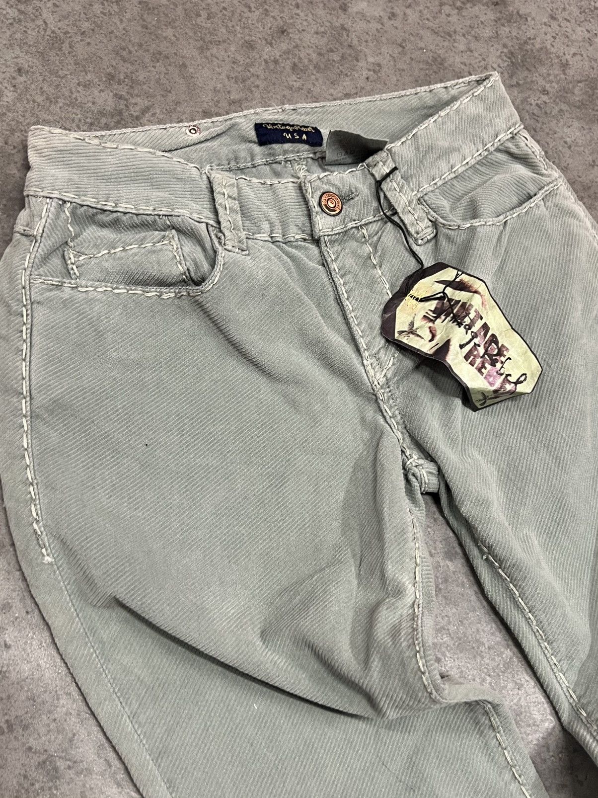 Vintage Y2K 2000's VTG Vintage Rebel USA Streetwear Goth Retro Pants Size 27" / US 4 / IT 40 - 9 Thumbnail
