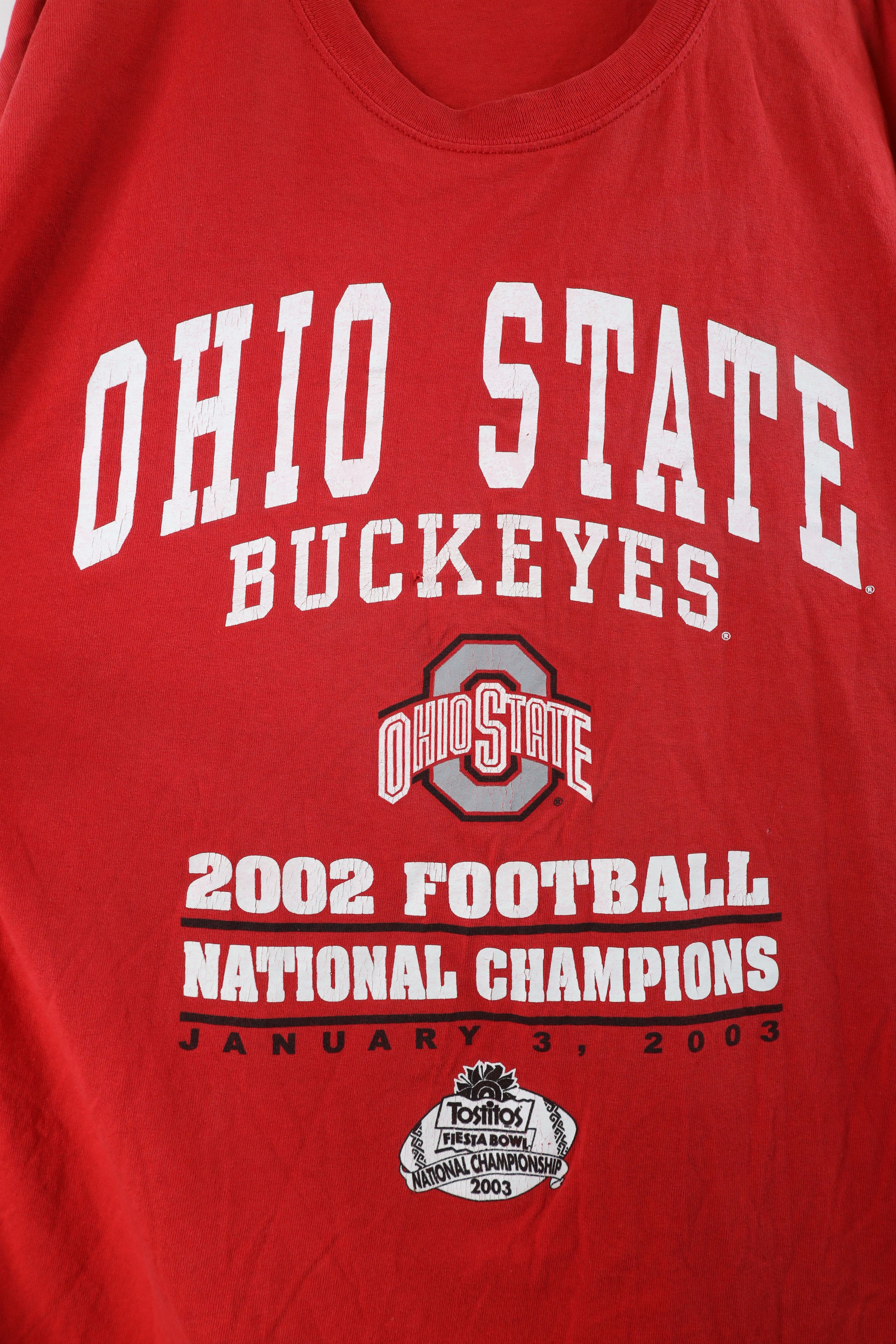 Vintage Vintage Y2K National Champs Ohio State University T-Shirt Size US XXL / EU 58 / 5 - 4 Thumbnail