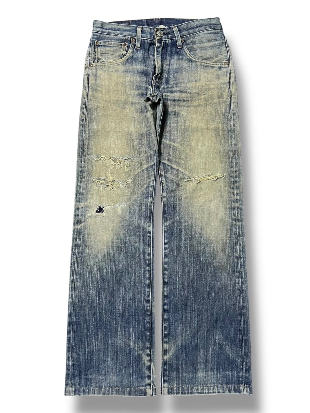 Levi's Vintage Levi’s 505 Premium - Faded Mud Wash,Distressed Denim Size US 30 / EU 46 - 2 Thumbnail