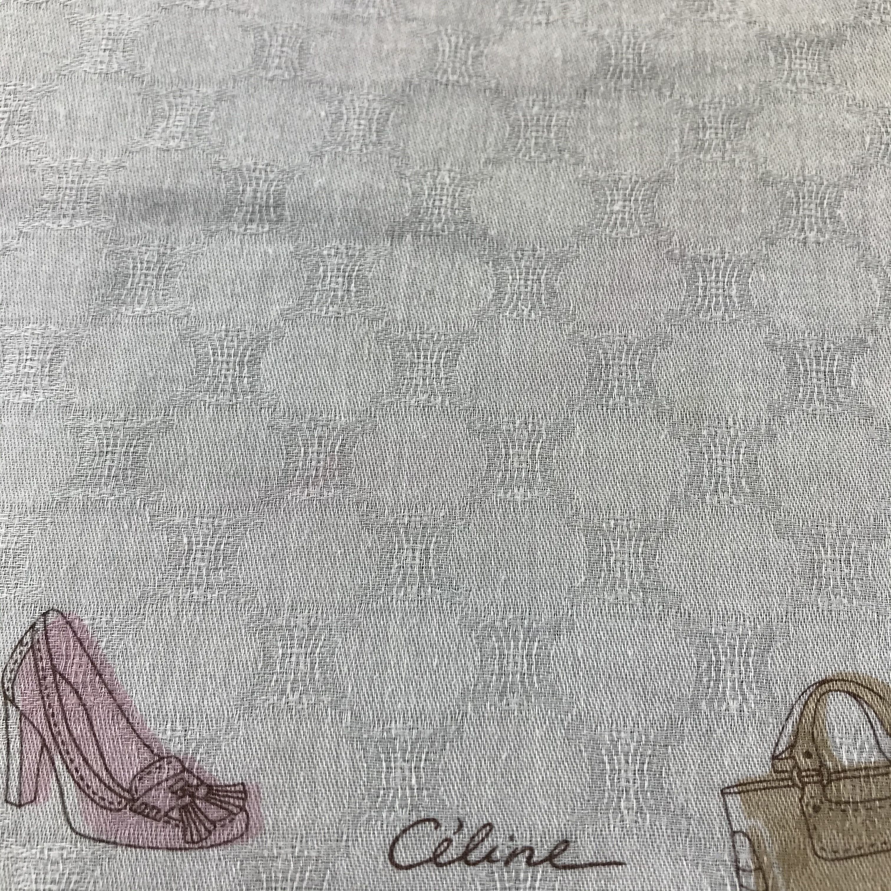 Celine Celine Luxury Handkerchief Neckerchief Bandana H217 Size ONE SIZE - 6 Thumbnail