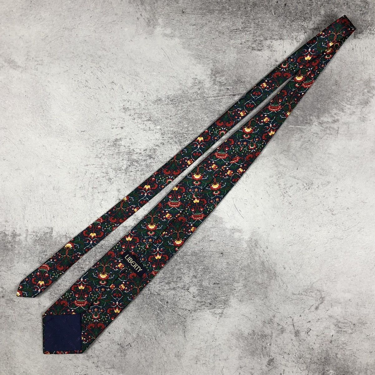 Liberty Liberty Floral Pattern Silk Tie Size ONE SIZE - 11 Thumbnail