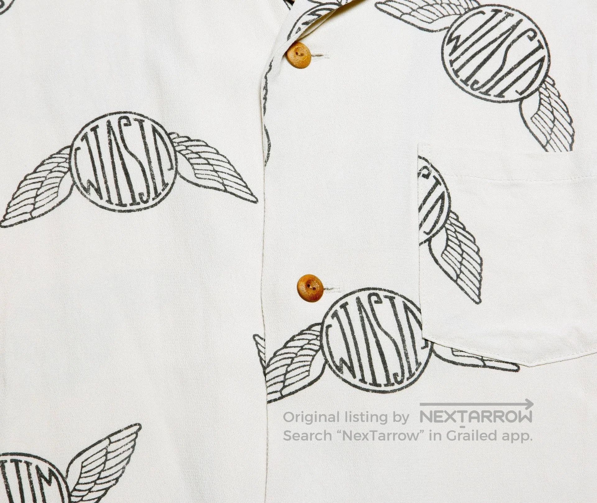 Visvim Beige Short Sleeve Graphic Print Button-Up Shirt. Size US S / EU 44-46 / 1 - 4 Thumbnail