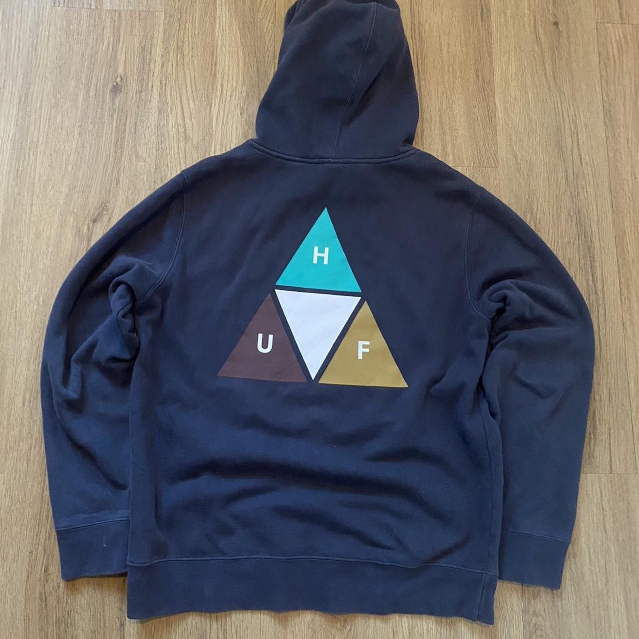 Huf HUF navy and multi-coloured hoodie Size US M / EU 48-50 / 2 - 1 Thumbnail