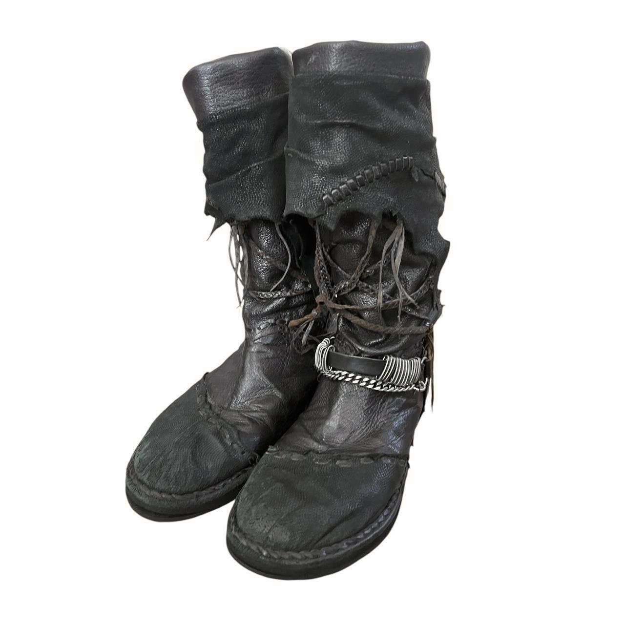 14th Addiction 14th addiction fw08 evolved foldable moccasin boots Size US 9.5 / EU 42-43 - 2 Thumbnail