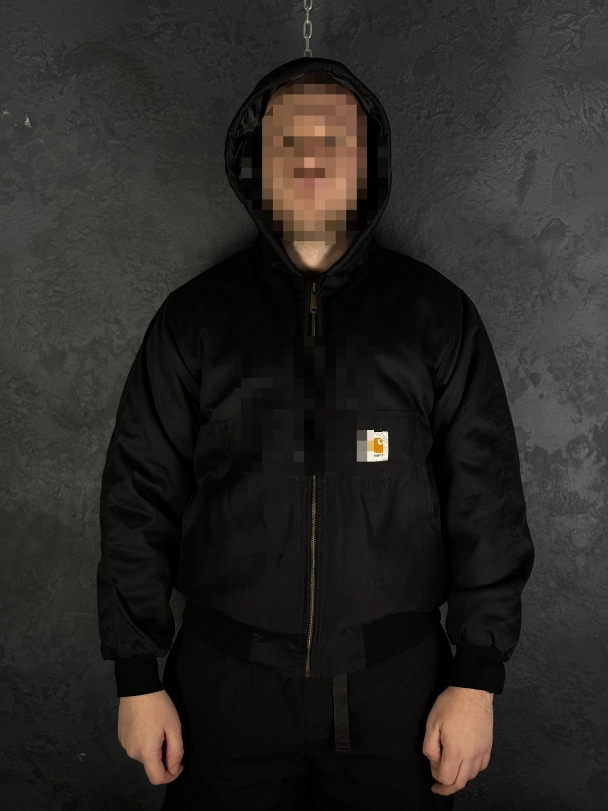 Carhartt CARHARTT Black Quilted Hooded Jacket Size Large MADE IN USA Size US L / EU 52-54 / 3 - 2 Thumbnail