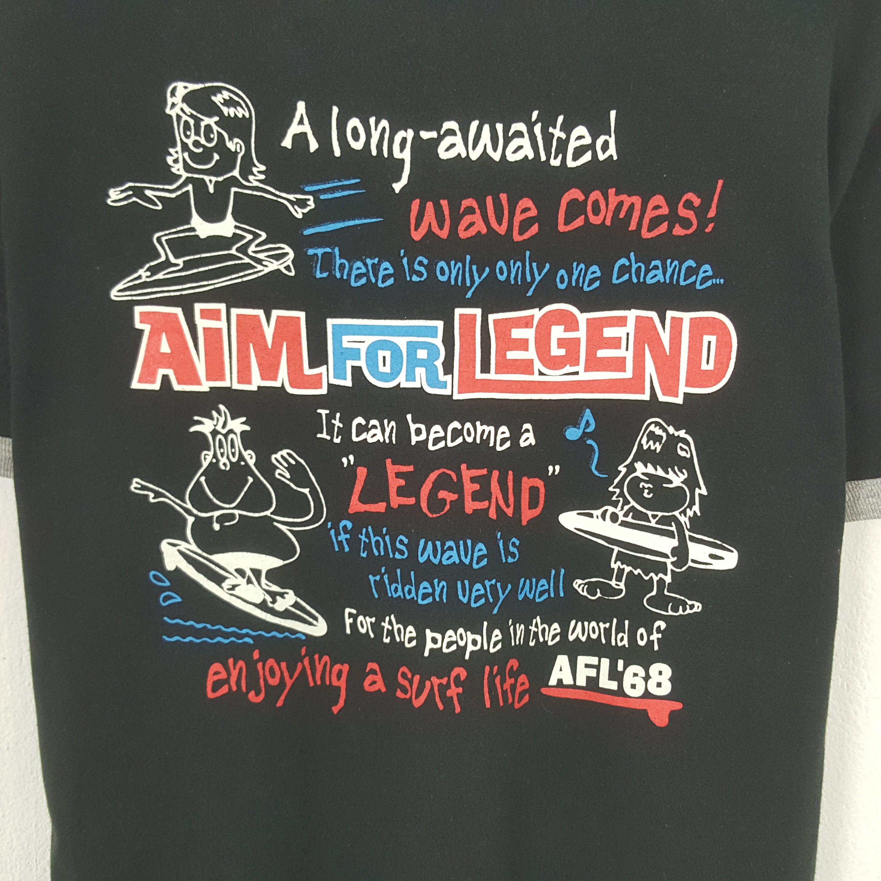 Vintage Vintage Aim For Legend Tshirt Size US M / EU 48-50 / 2 - 2 Thumbnail