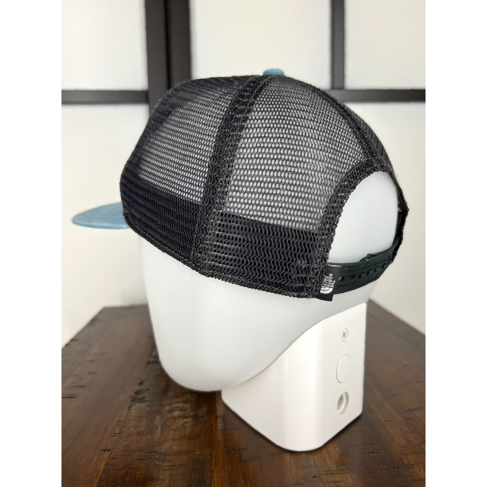 The North Face The North Face Hat Cap Snapback Adult Blue Panel Trucker Distressed Poly 1966 Size ONE SIZE - 5 Thumbnail