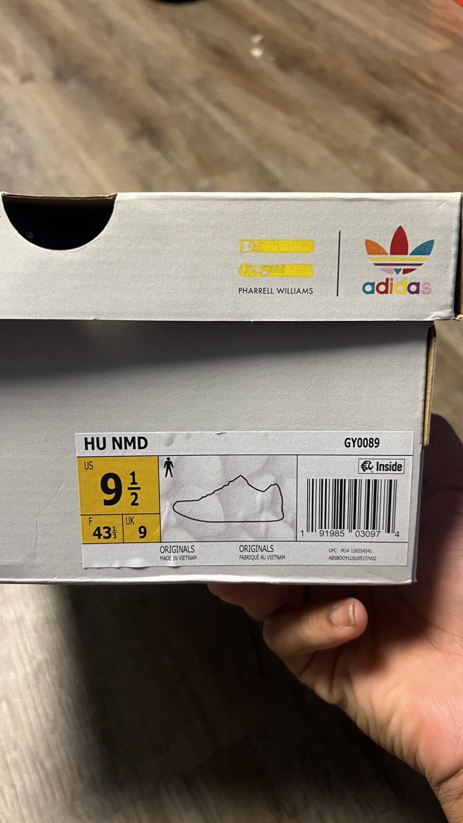 Adidas × Pharrell Adidas NMD Hu Pharrell x Complexland Size US 9.5 / EU 42-43 - 8 Thumbnail
