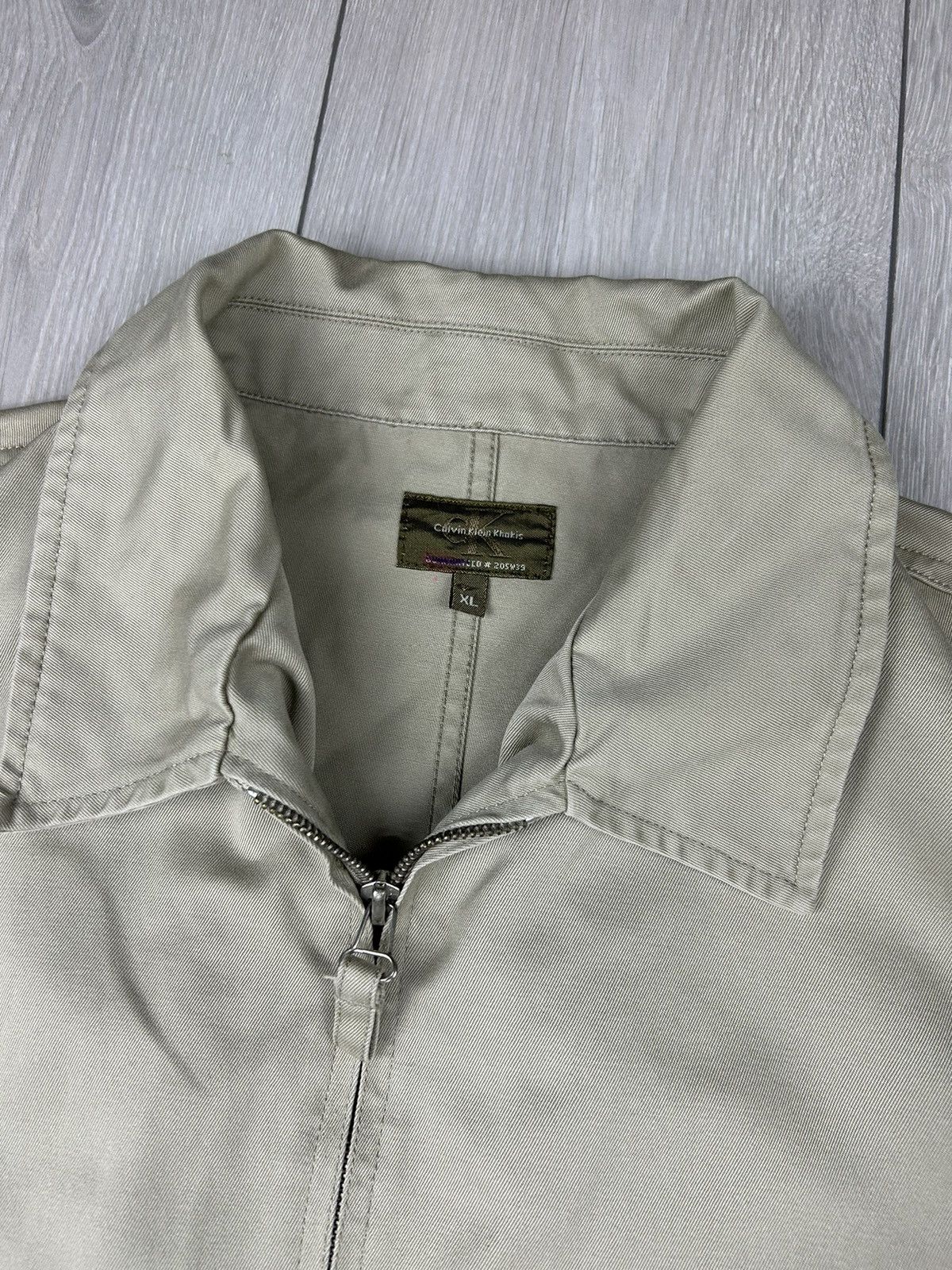 Calvin Klein × Vintage Calvin Klein Vintage Khakis Jacket Size XL Size US XL / EU 56 / 4 - 5 Thumbnail
