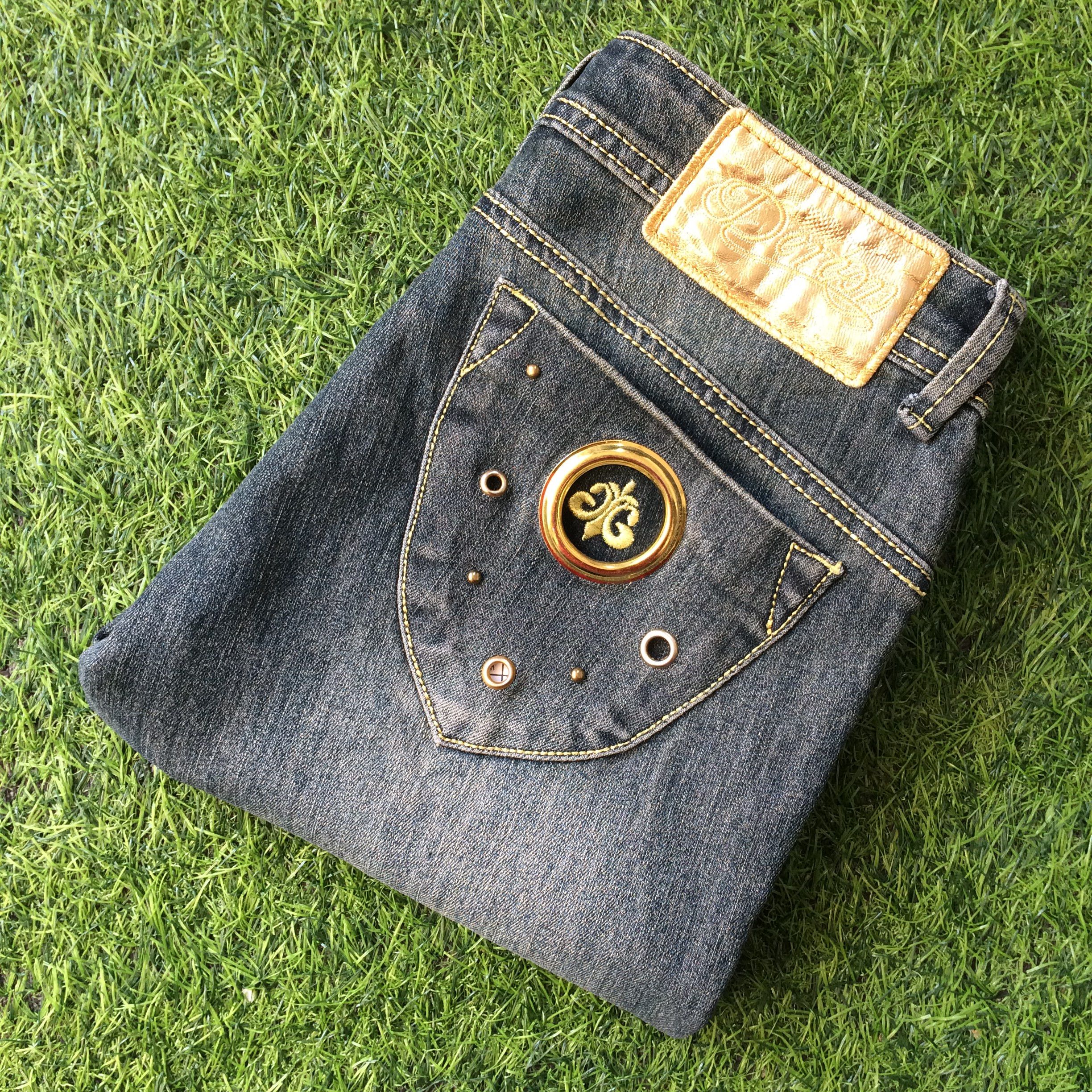 Designer Japanese Low Rise Skinny Jeans D-424 Size 26" / US 2 / IT 38 - 8 Thumbnail