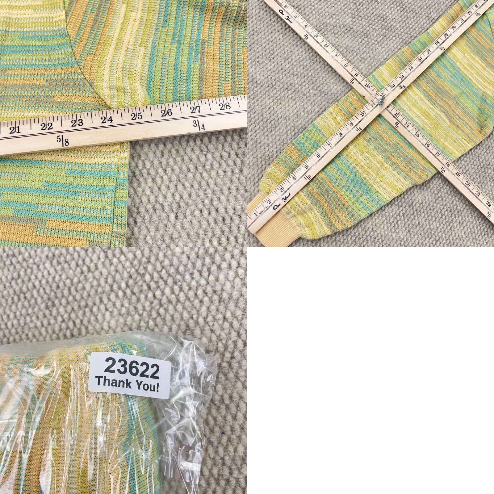 Vintage VINTAGE St. Croix Mens Sweater Pullover Adult XL Long Sleeve Striped Knit Yellow Casual Size US XL / EU 56 / 4 - 8 Thumbnail