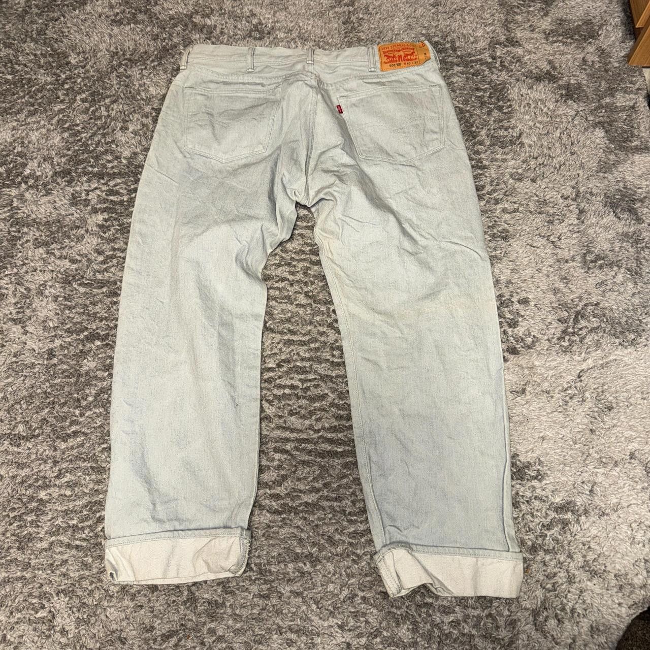 Levi's Levi's Men's Grey Jeans Size US 40 / EU 56 - 3 Thumbnail